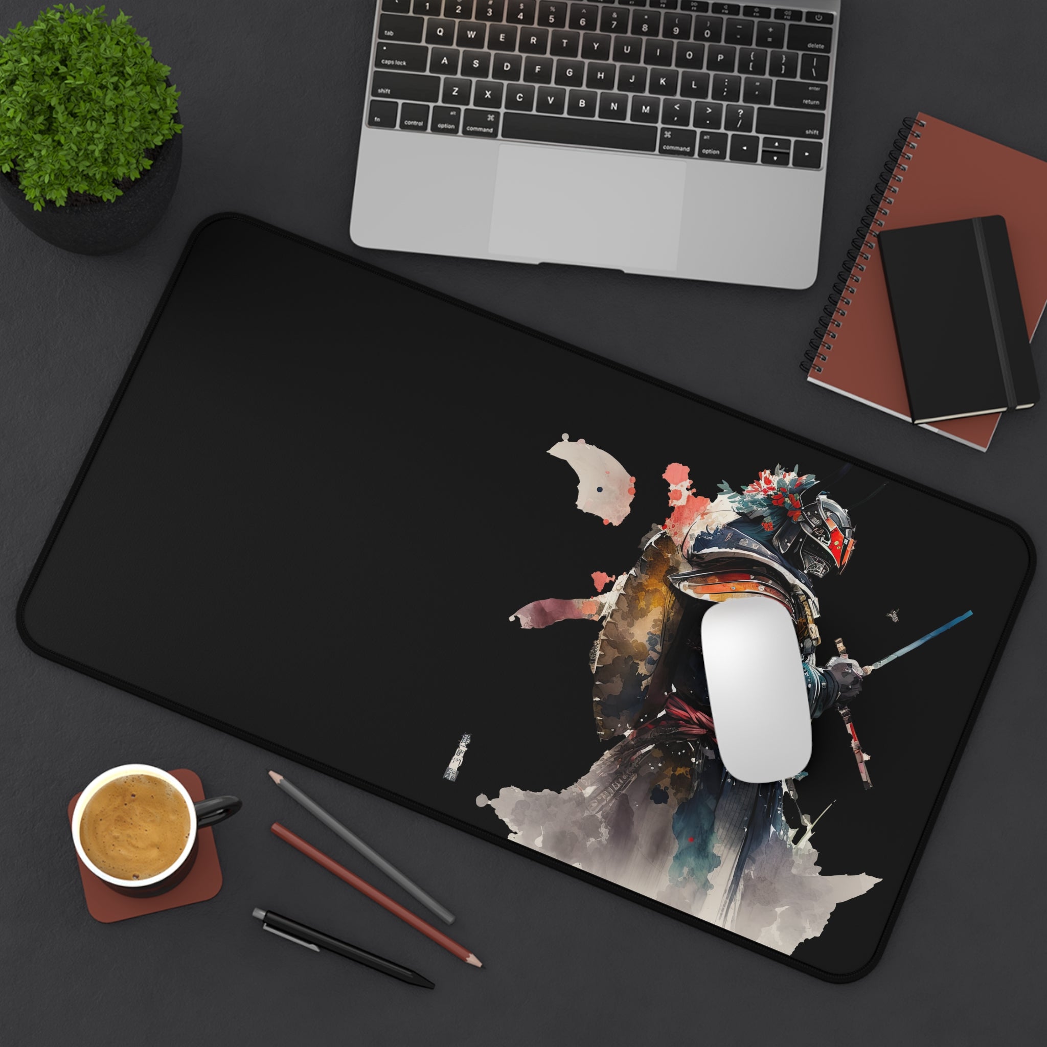japanese-samurai-watercolor-mousepad-grey-desk-mat-desk-pad-for-home-office-large-gaming-work-desk-large-keyboard-mat-gift-fo
