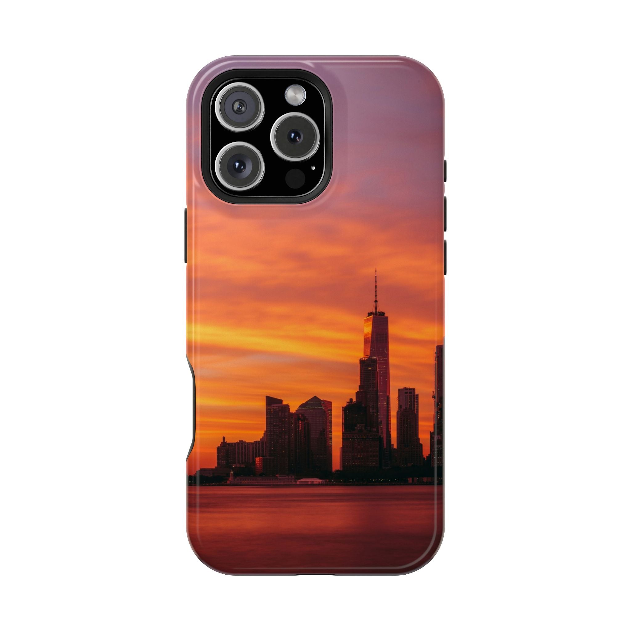 sunset-nyc-cityscape-magnetic-tough-case-durable-phone-protector-new-york-tough-case-gift-for-photographers-urban-aesthetic