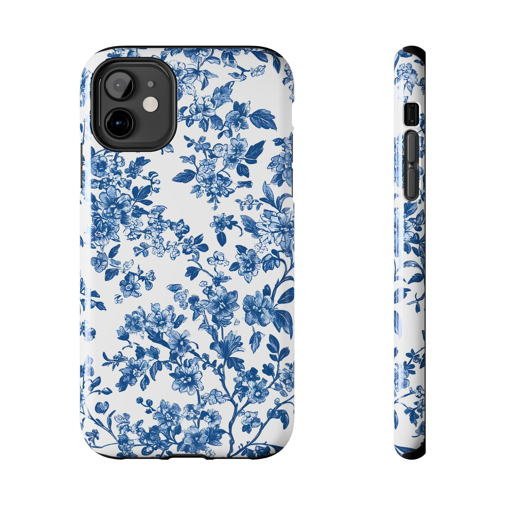 french-toile-floral-tough-iphone-case-blue-iphone-cover-protective-iphone-case-hard-shell-iphone-case-vintage-design-phone-ca