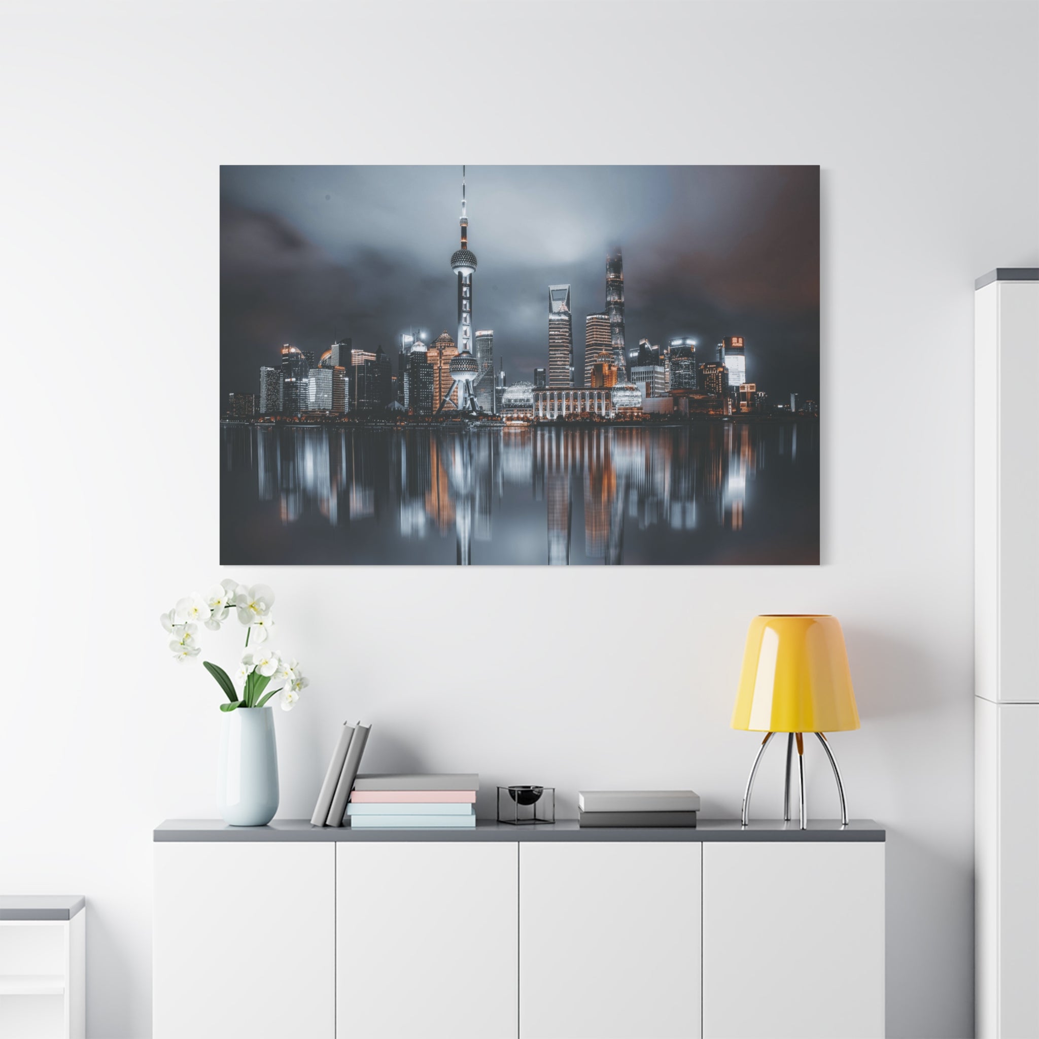 canvas-wall-art-shanghai-cityscape-matte-stretched-1-25-in-home-decor-wall-decor-living-room-art-gift-for-travelers-urban-art