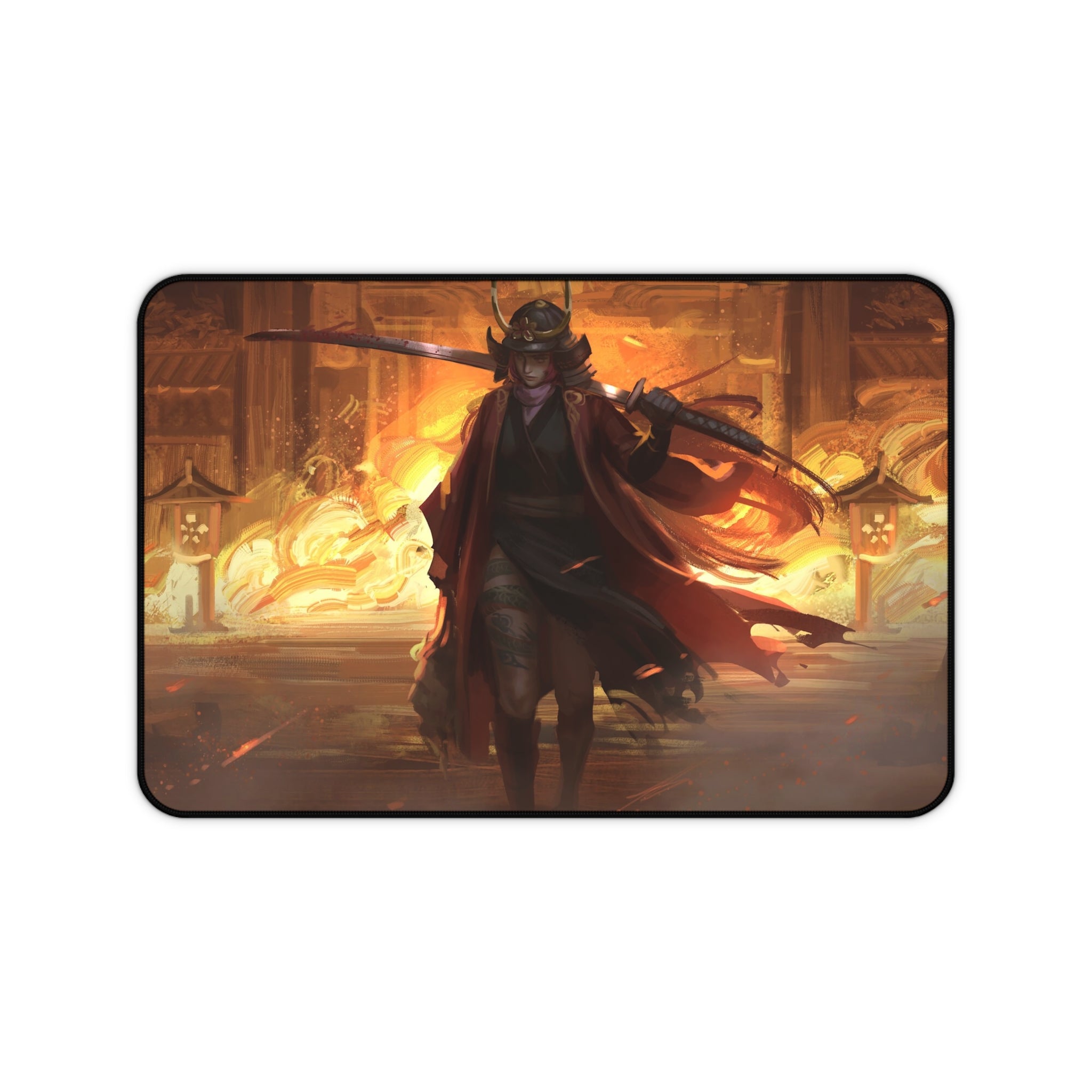 anime-samurai-girl-warrior-mouse-pad-japanese-katana-samurai-warrior-desk-mat-japanese-anime-girl-samurai-desk-pad