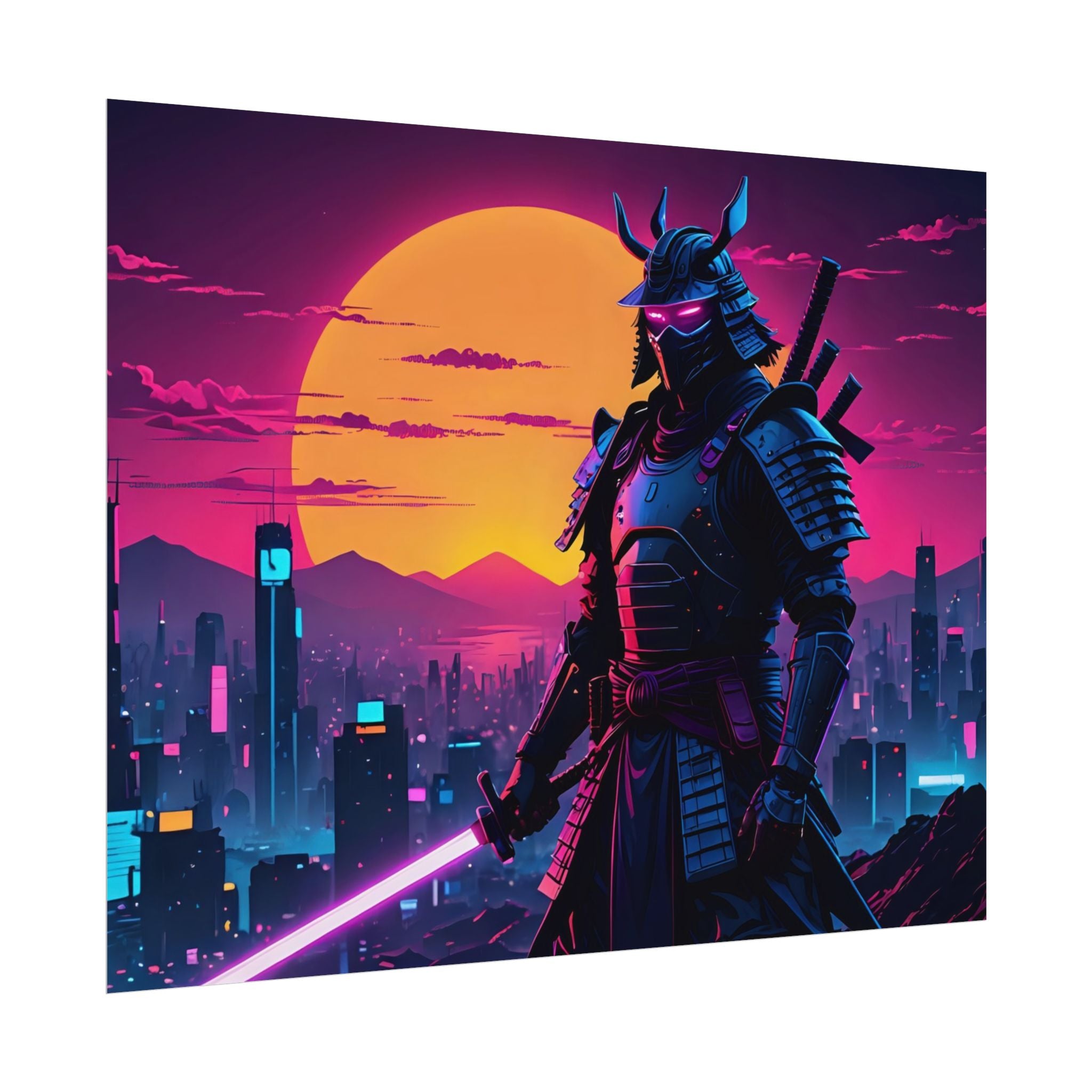samurai-retrowave-poster-print-synthawave-wall-art-poster-gift-for-anime-fans-home-decor-japanese-art-retro-aesthetic-lightsa