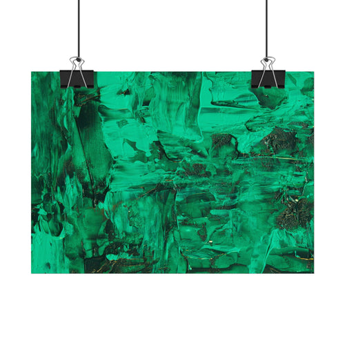 Abstract Green Poster Wall Art, Home Decor, Office Decor, Green Canvas Bedroom, Green Poster Print, Modern Art, Green Wall Decor
