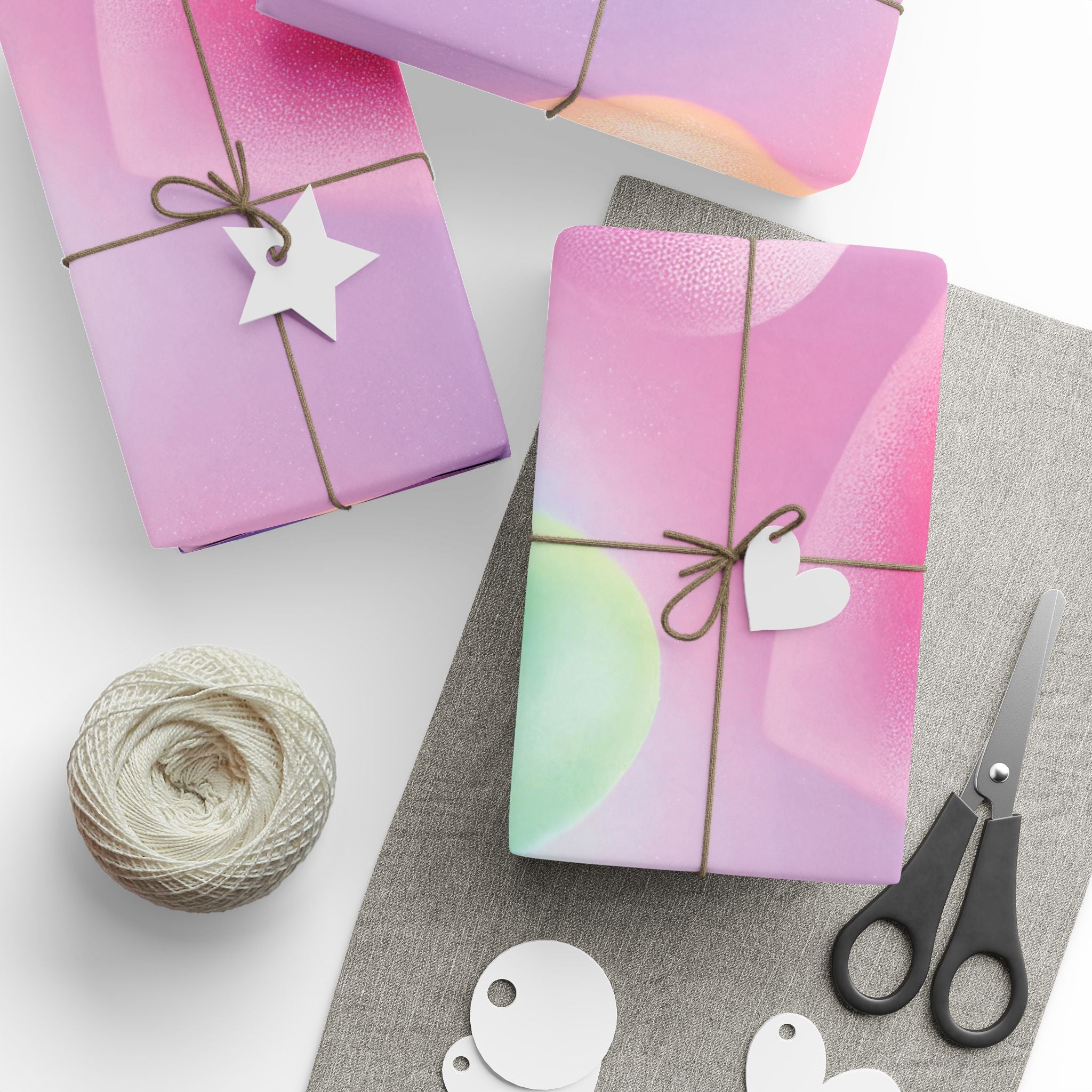 heart-gift-wrapping-papers-pink-glittery-gift-wrap-roll-for-birthdays-weddings-christmas-party-supplies-crafting-diy-projects