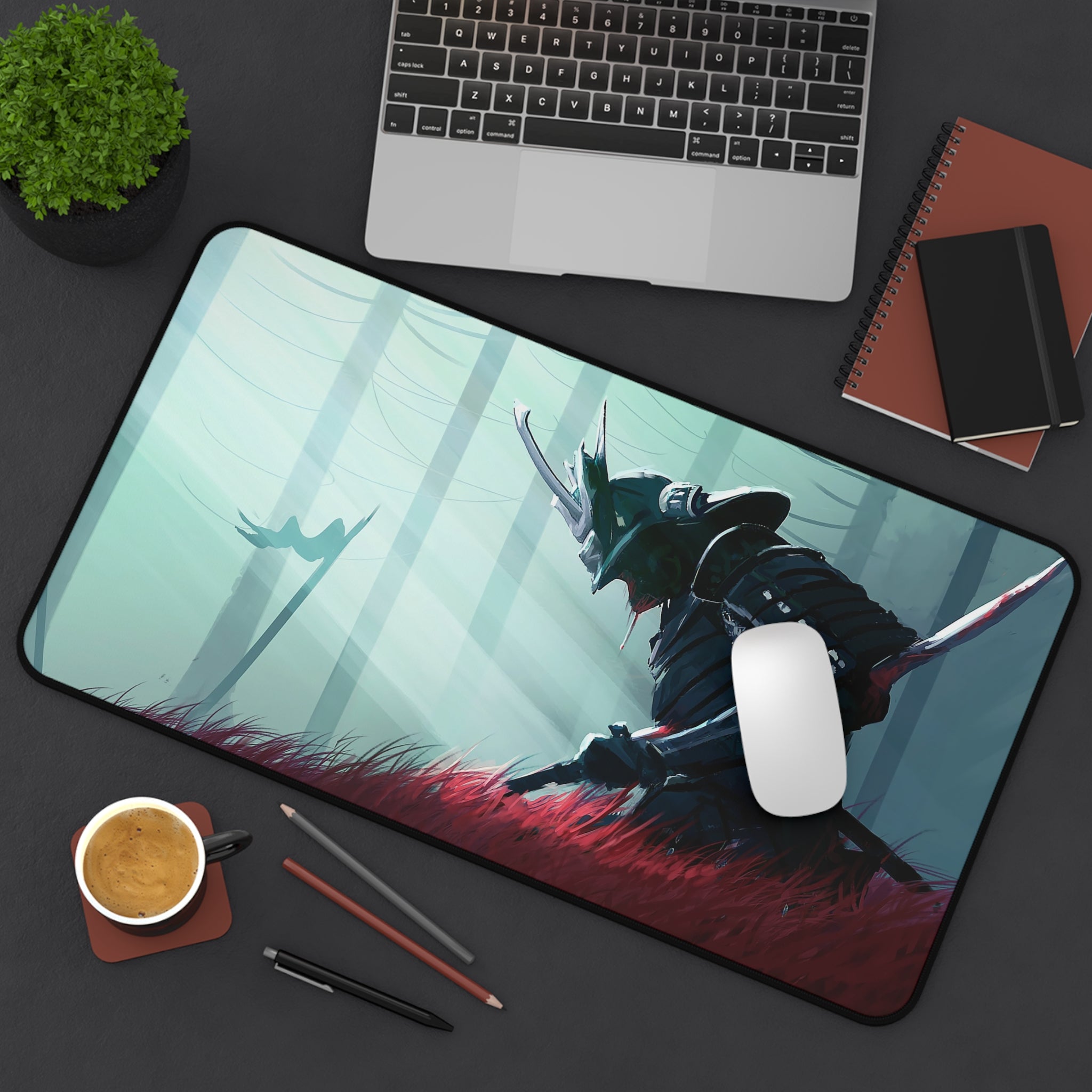 fantasy-samurai-warrior-hara-kiri-mouse-pad-japanese-katana-samurai-warrior-with-armor-desk-mat-japanese-anime-samurai-desk-p