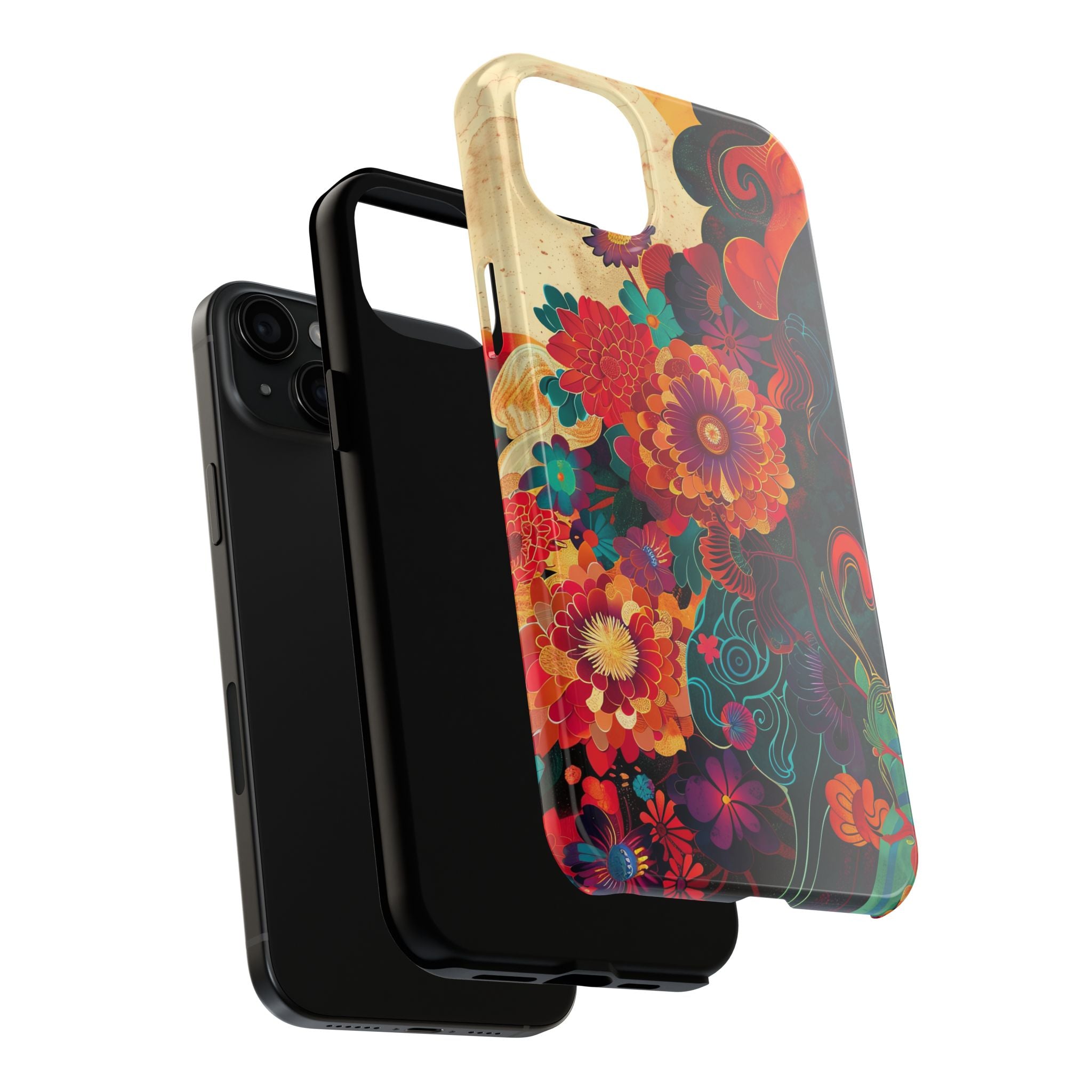 iphone-tough-case-retro-japanese-flowers-floral-phone-cover-vintage-japanese-style-protective-phone-case-asian-floral-design-