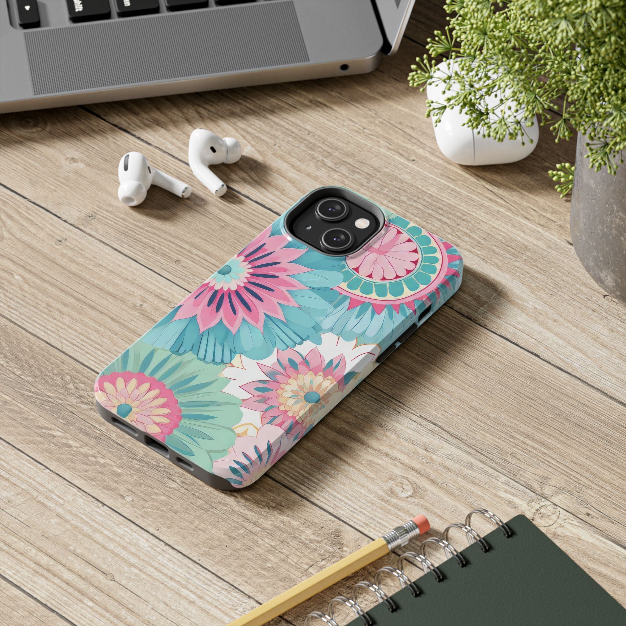 boho-floral-pastel-iphone-tough-case-protective-iphone-cover-artistic-iphone-case-stylish-tech-accessory-unique-gift-iphone-c