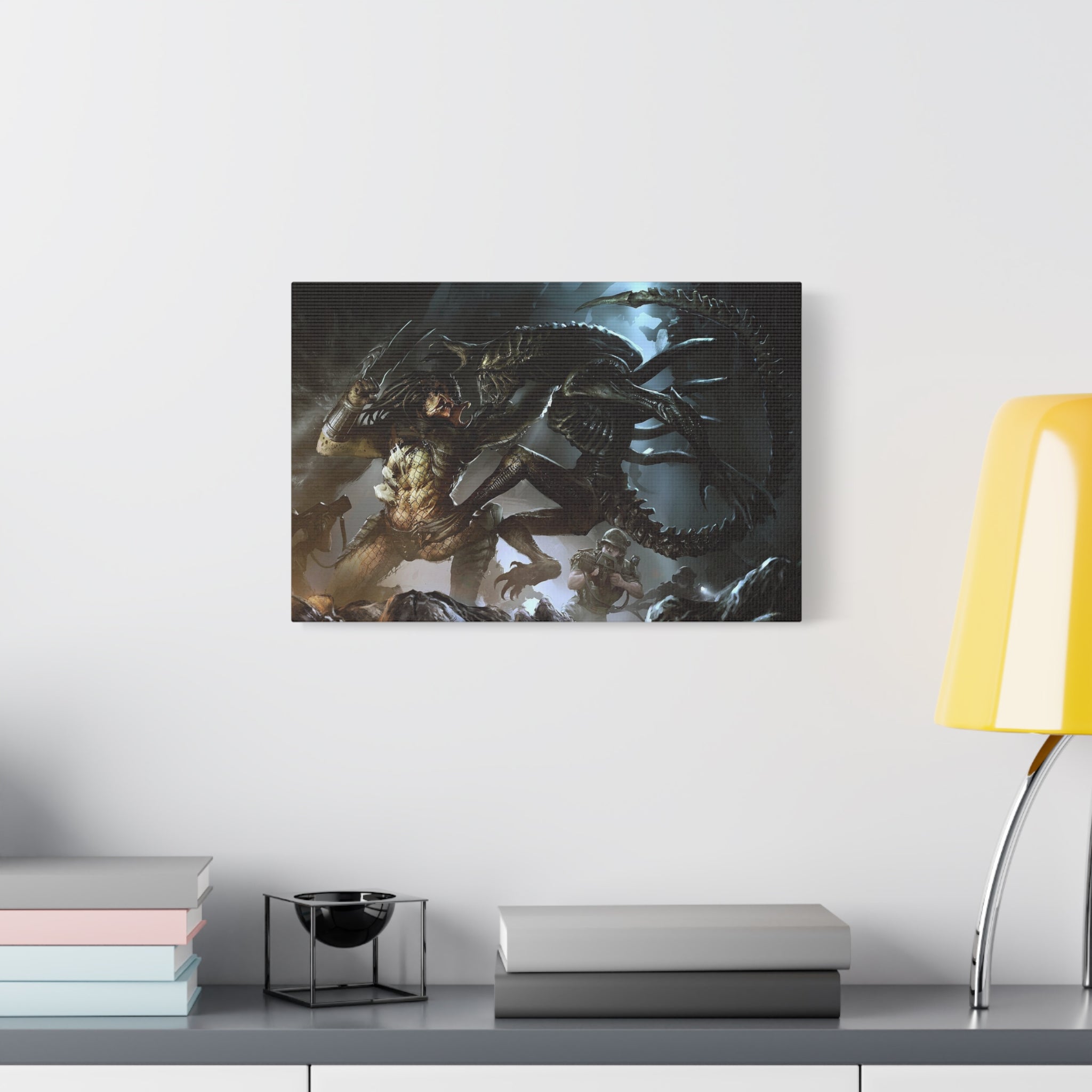 canvas-art-predator-alien-art-xenomorph-matte-canvas-print-stretched-wall-art-1-25-poster-sci-fi-home-decor-1