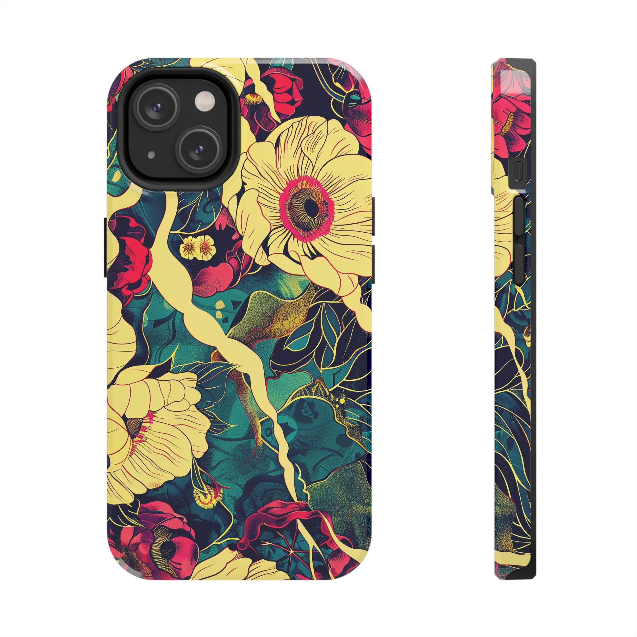 iphone-tough-case-retro-japanese-flowers-floral-phone-cover-vintage-japanese-style-protective-phone-case-asian-floral-design-