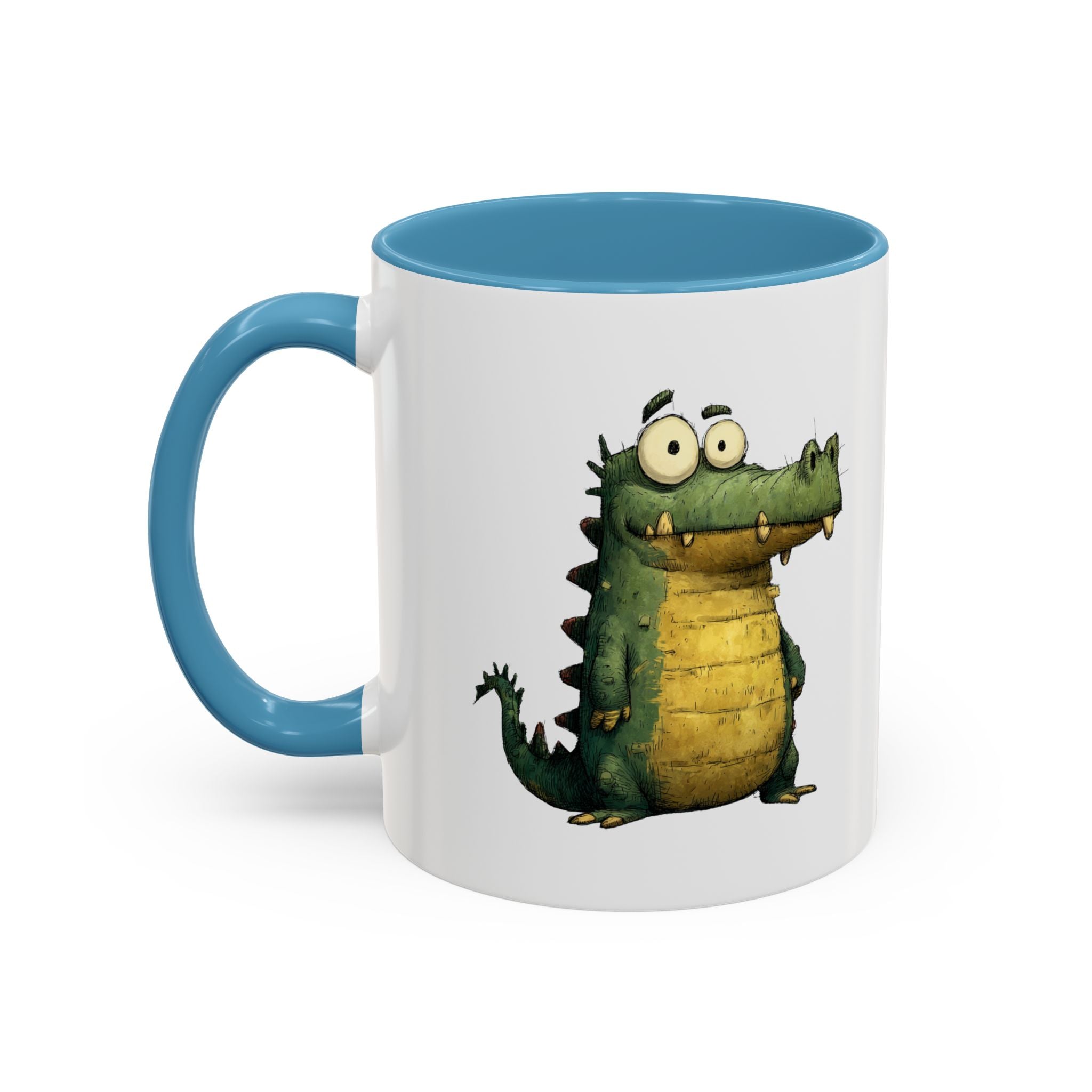 Funny Alligator Accent Coffee Mug | Cute Animal Mug for Nature Lovers, Ideal Gift for Birthdays, Holidays, Home Decor