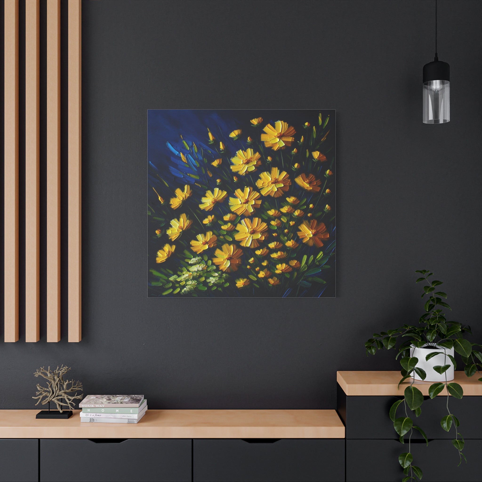 canvas-print-yellow-wildflowers-matte-canvas-impasto-oil-painting-stretched-wall-art-home-decor-floral-print-gift-for-nature-