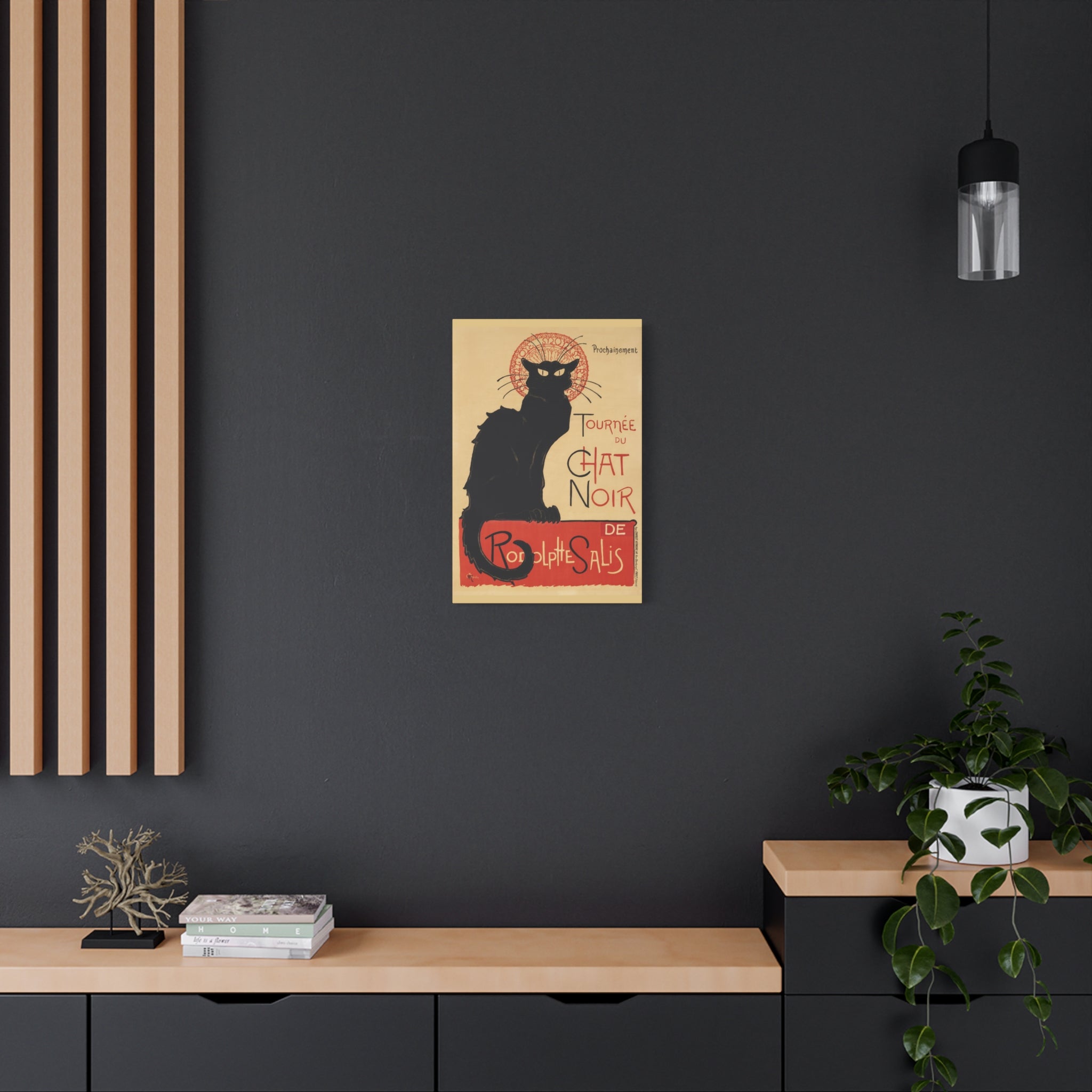 canvas-print-tournee-du-chat-noir-wall-art-matte-canvas-stretched-home-decor-living-room-theophile-steinlen-art-cat