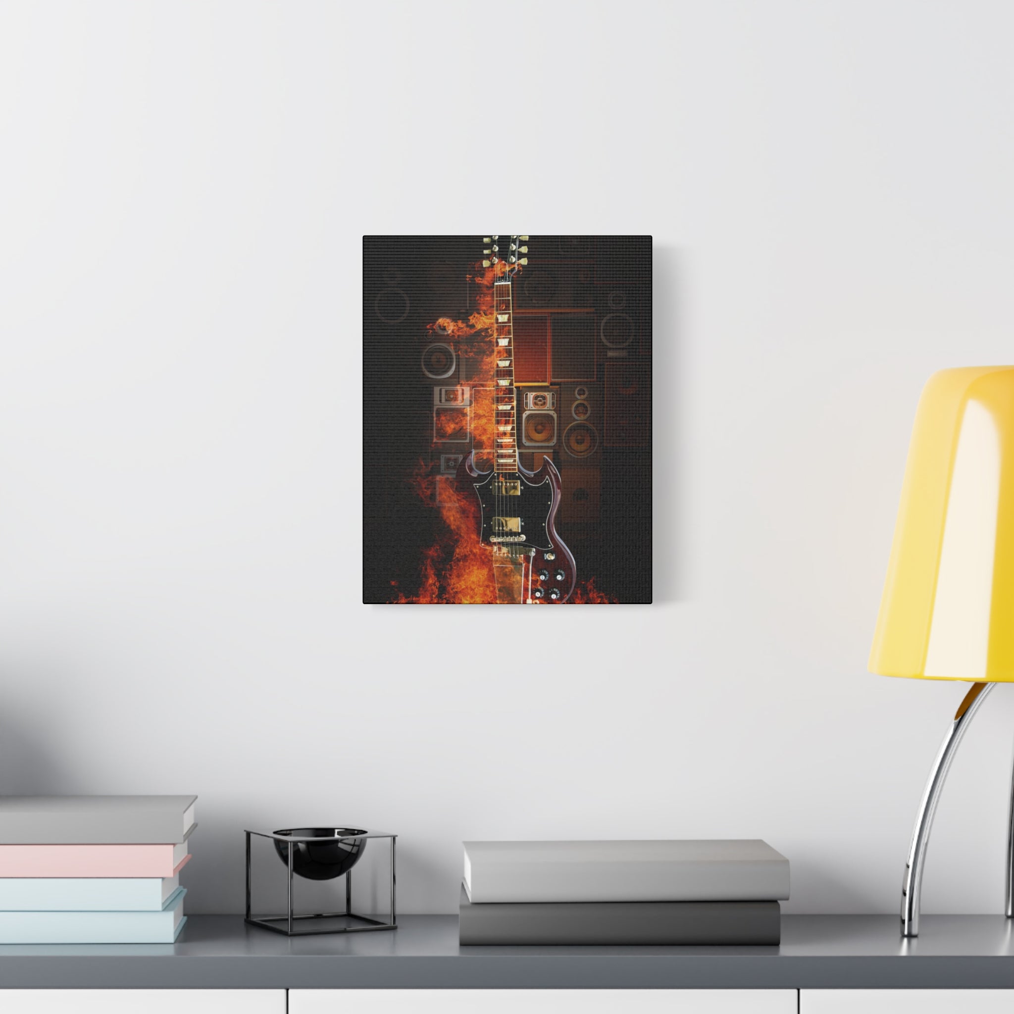 canvas-print-rock-n-roll-guitar-in-fire-home-wall-decor-music-art-gift-matte-stretched-wall-art-musicians-gift-guitarist-deco