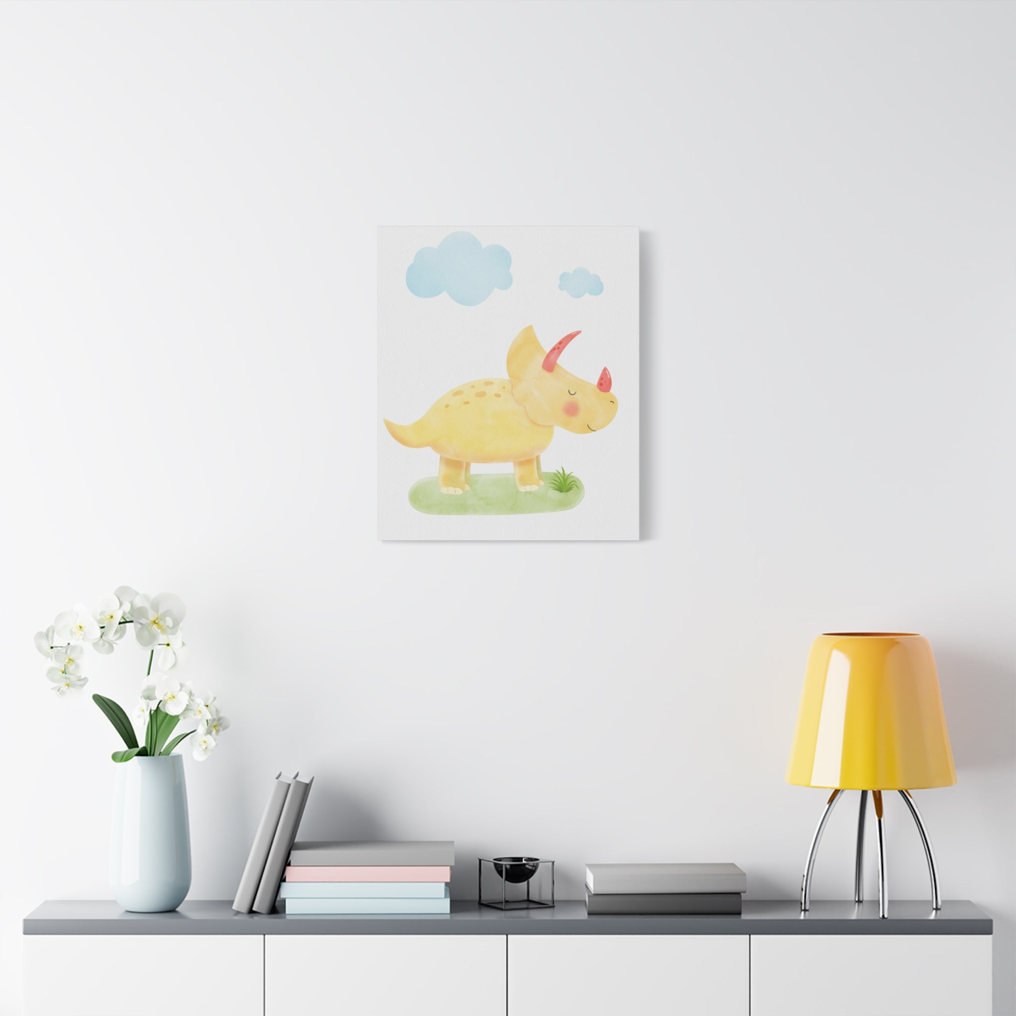 canvas-wall-art-cute-yellow-dino-nursery-decor-baby-dinosaur-print-nursery-art-cute-dinosaur-decoration-baby-nursery-dinosaur