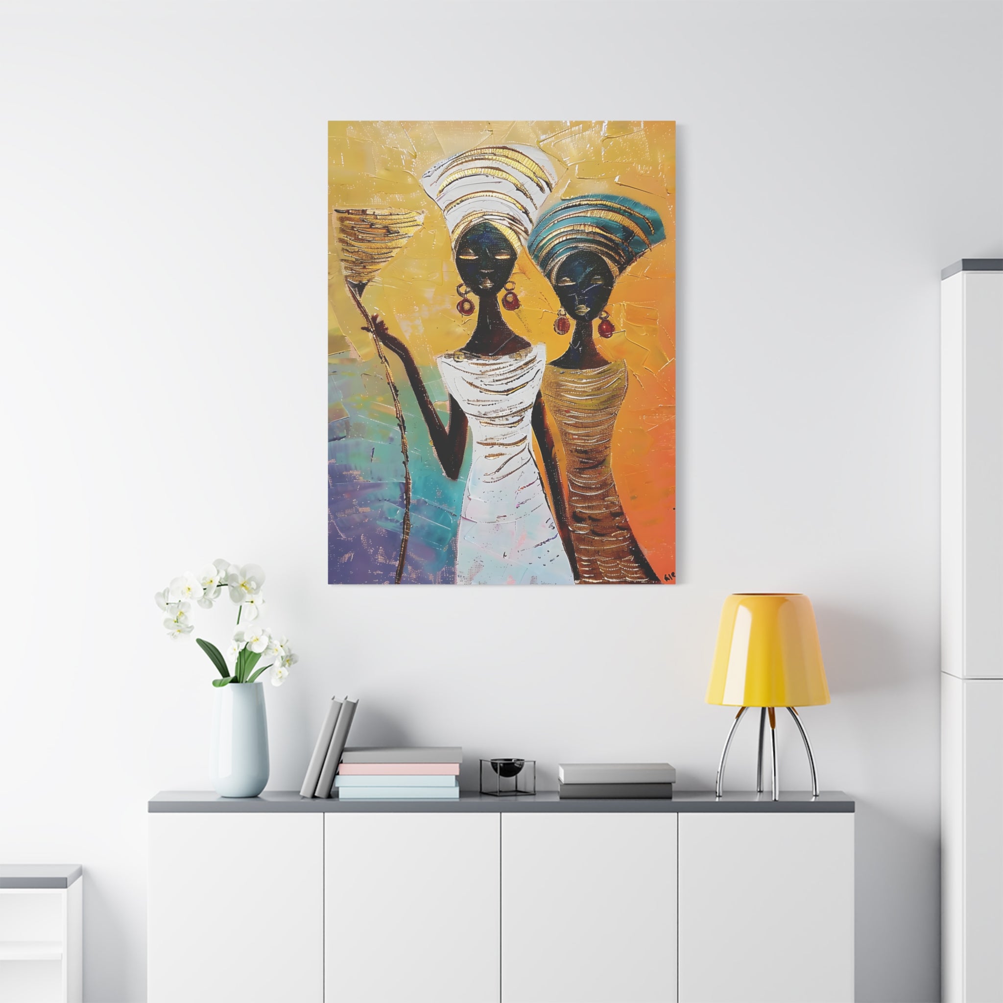 canvas-wall-art-traditional-african-woman-african-portrait-afrocentric-home-decor-tribal-art-african-american-art-ethnic-wall