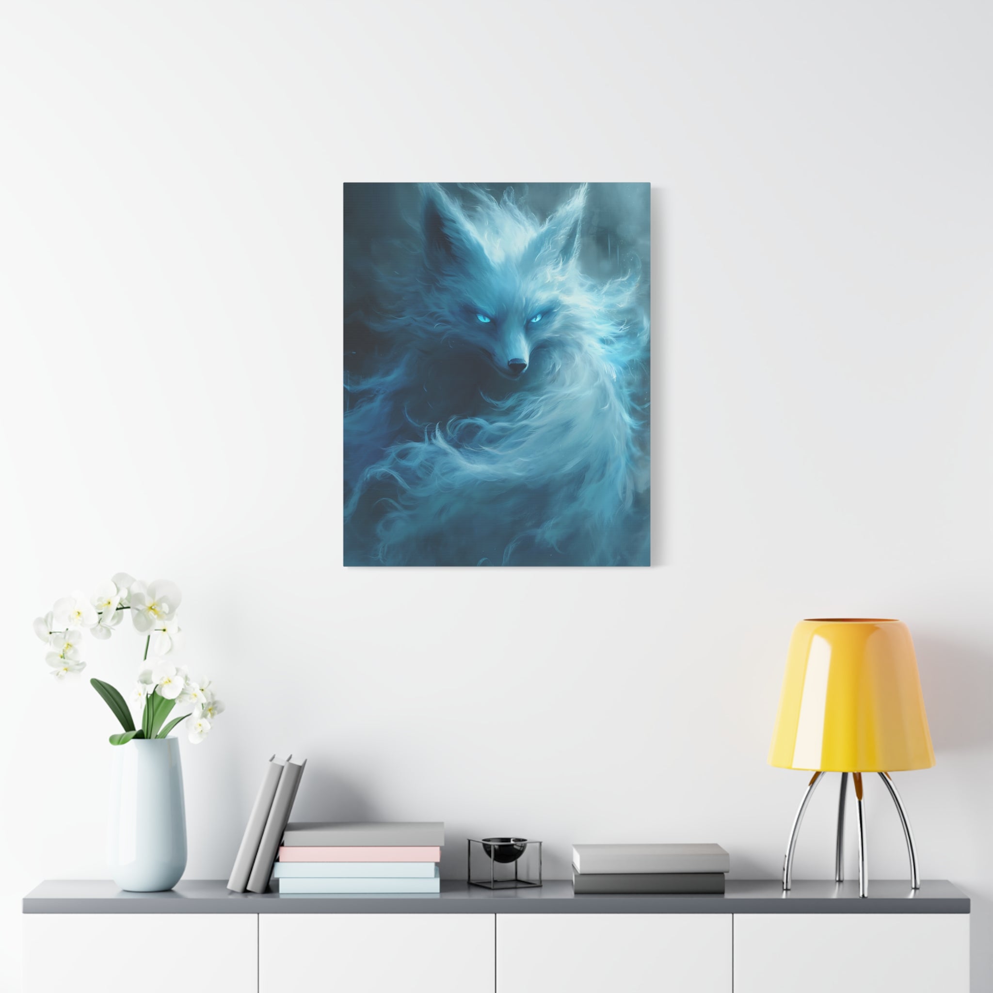 canvas-wall-art-white-snow-fox-fantasy-decor-wildlife-wall-art-home-decor-animal-lover-gift-nature-print-canvas-print-gift