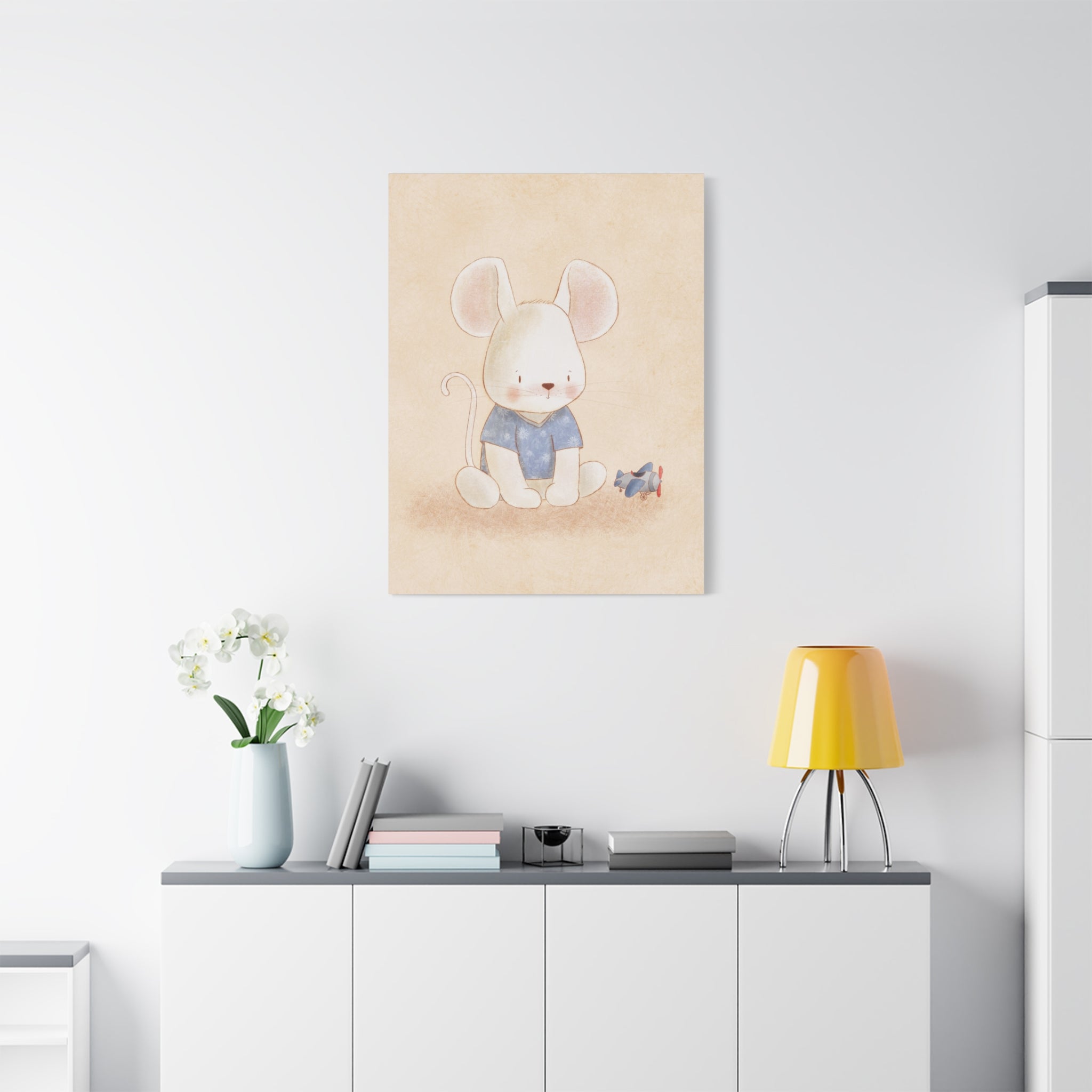 canvas-wall-art-cute-mouse-nursery-decor-baby-mouse-print-nursery-art-cute-mouse-decoration-baby-nursery-cute-animals