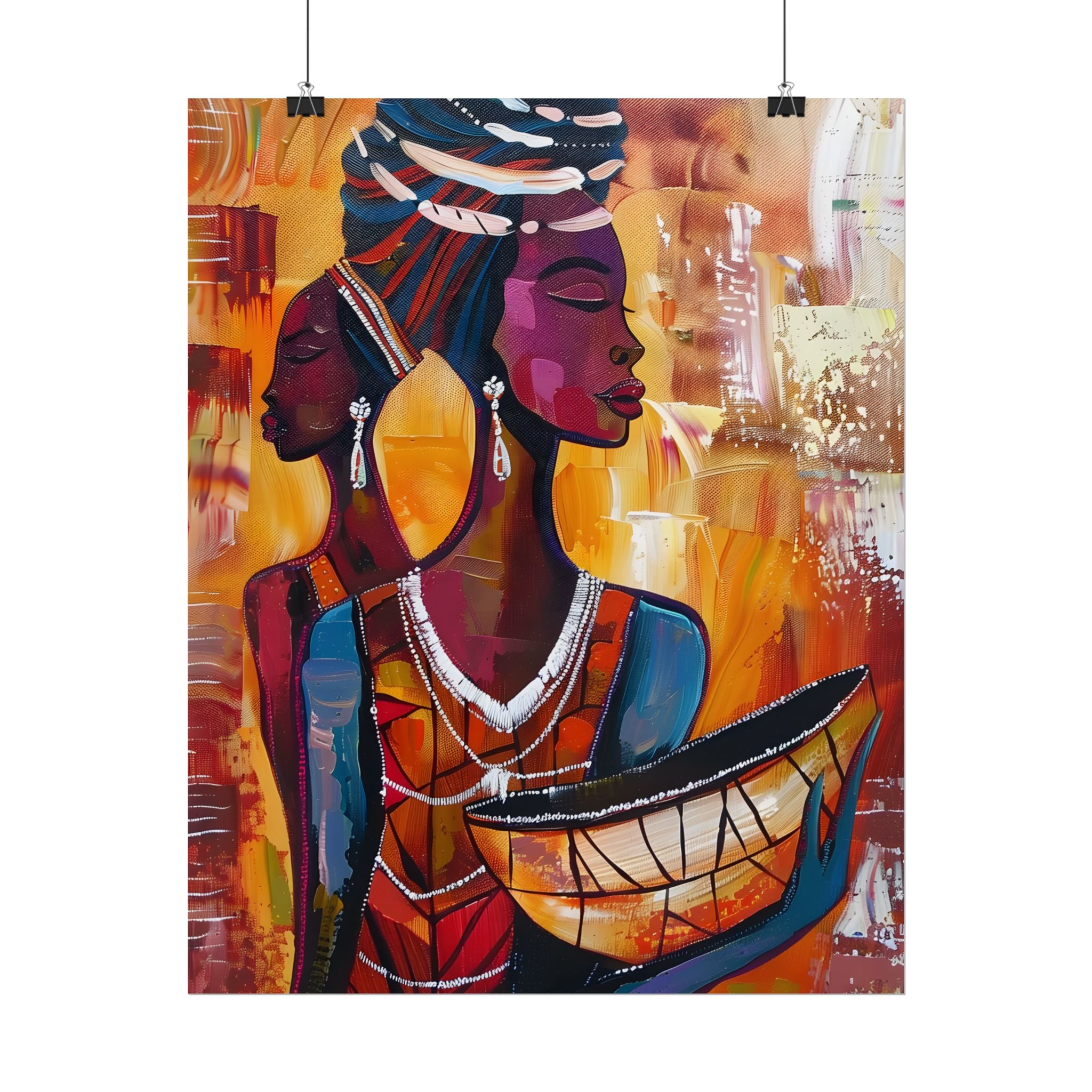 traditional-african-woman-poster-print-african-portrait-afrocentric-home-wall-decor-tribal-art-african-american-art-ethnic-wa