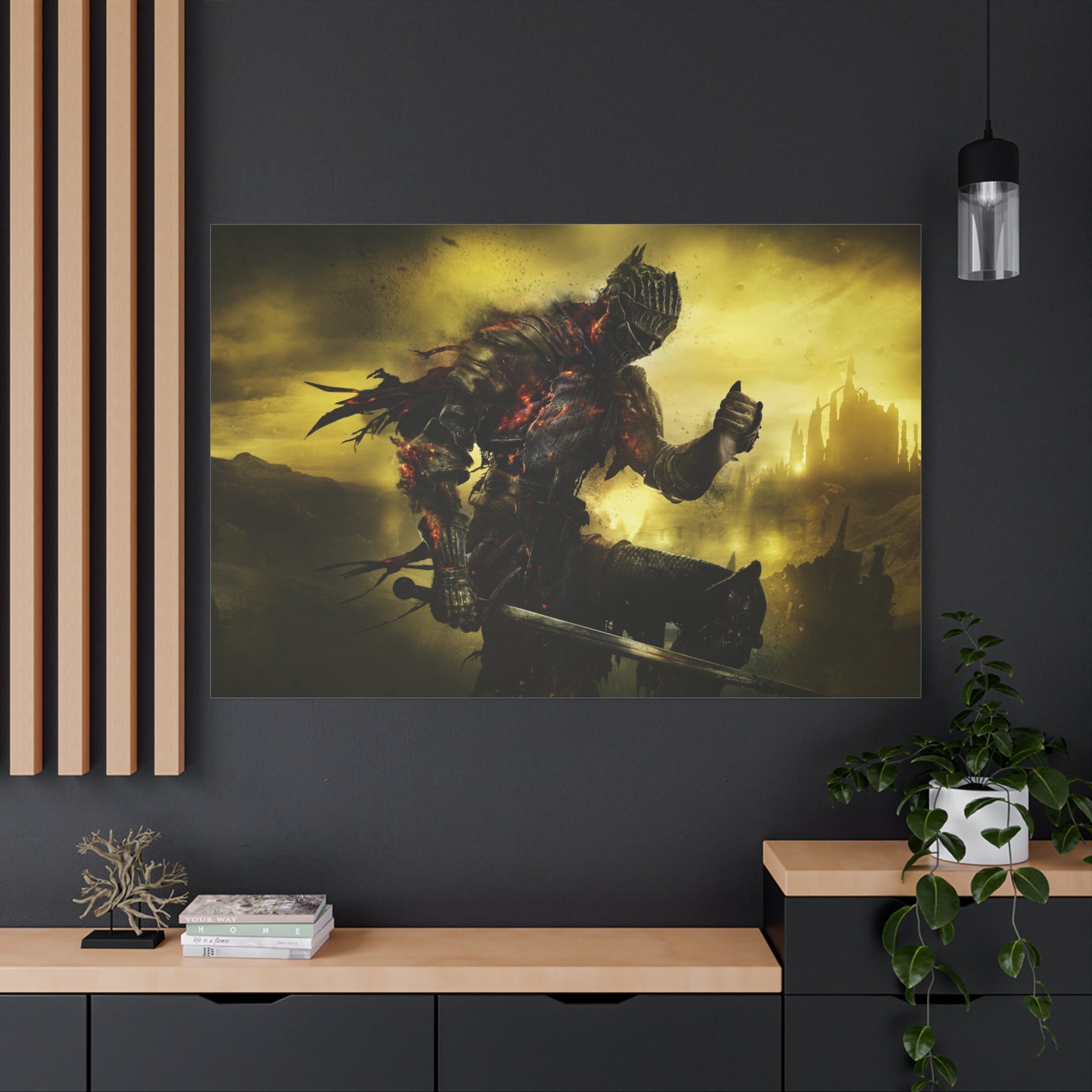 dark-souls-canvas-wall-art-cinder-matte-stretched-canvas-dark-souls-game-art-work-home-decor-canvas-print