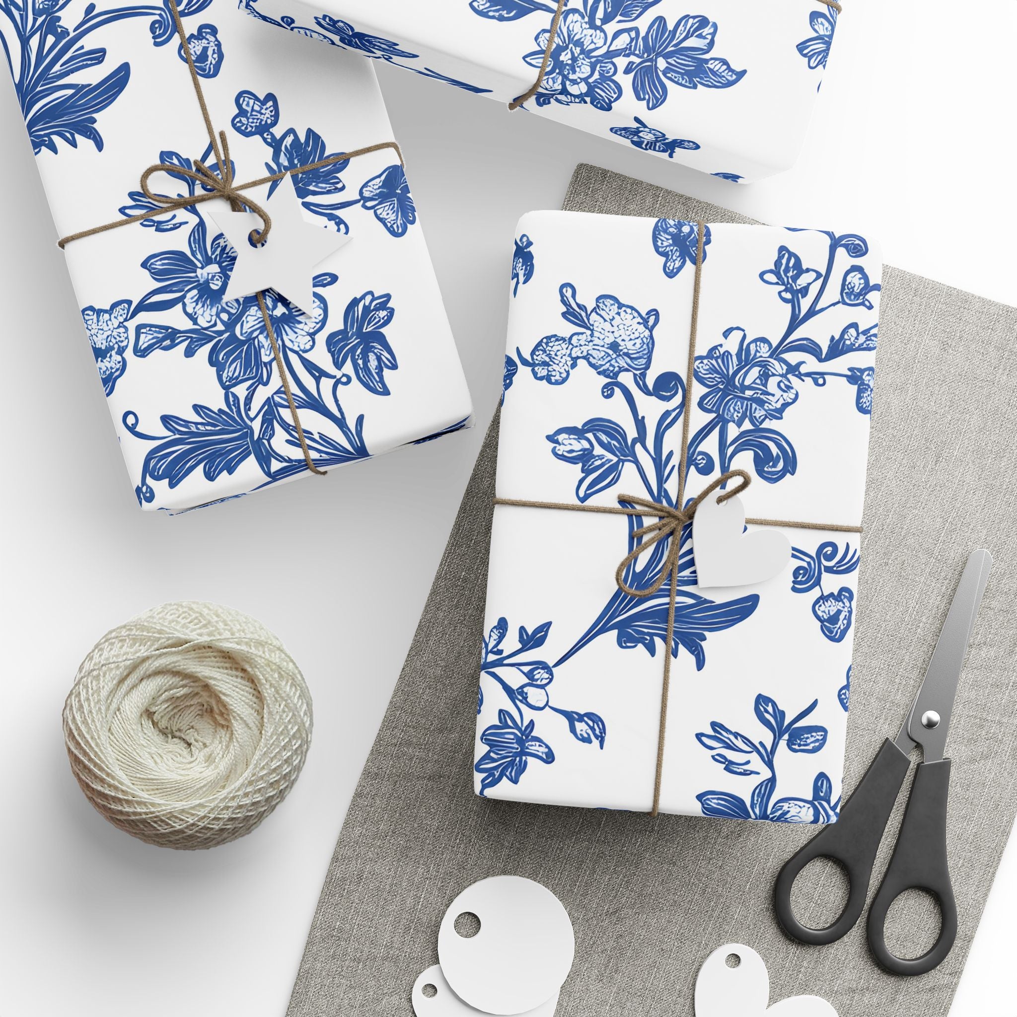 wrapping-papers-blue-french-toile-floral-elegant-gift-wrap-holiday-gift-wrap-birthday-wrapping-paper-wedding-gift-wrap-christ