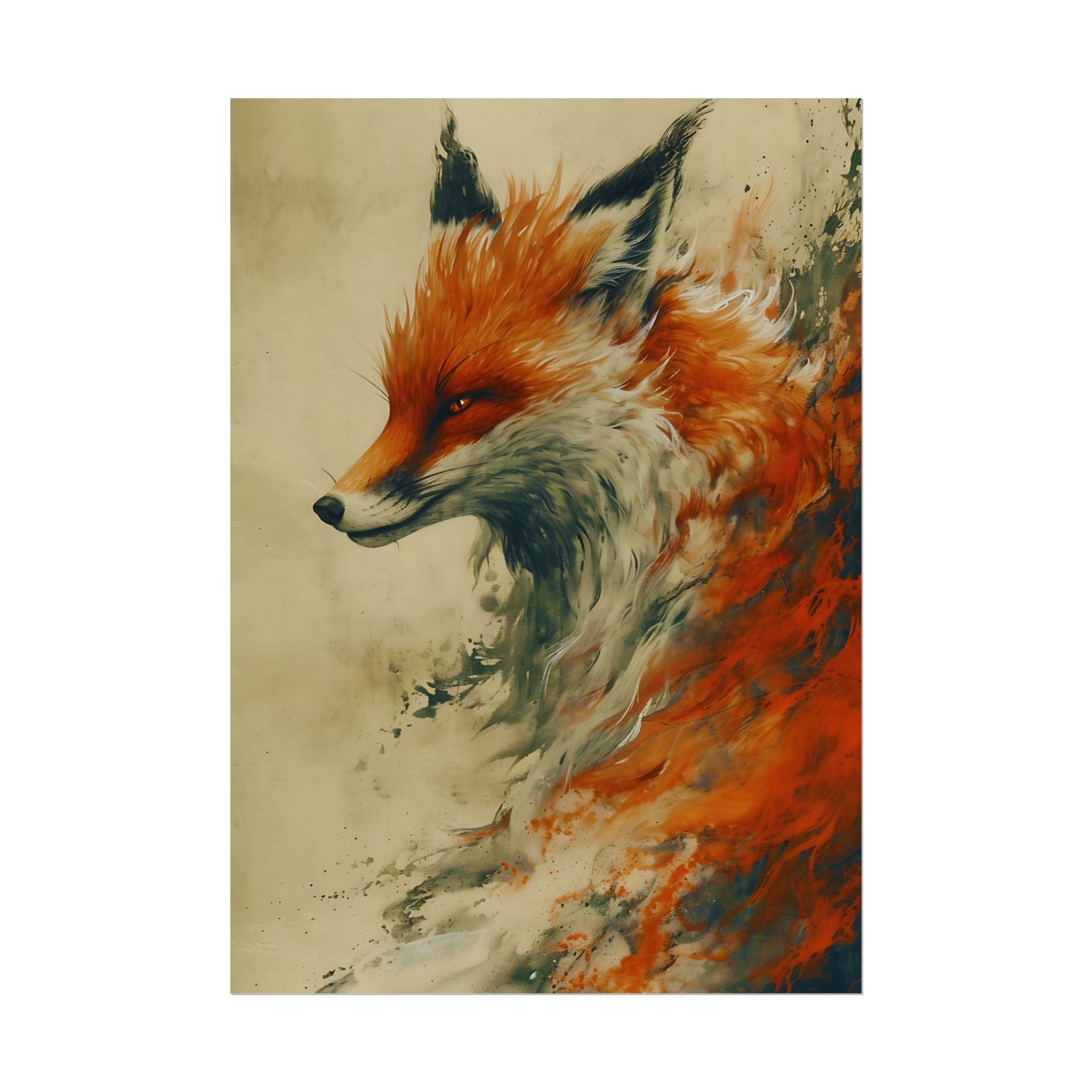 fantasy-red-fox-poster-print-rolled-posters-wall-art-animal-lover-gift-unique-home-decor-wildlife-art-print-fox-lover-birthda