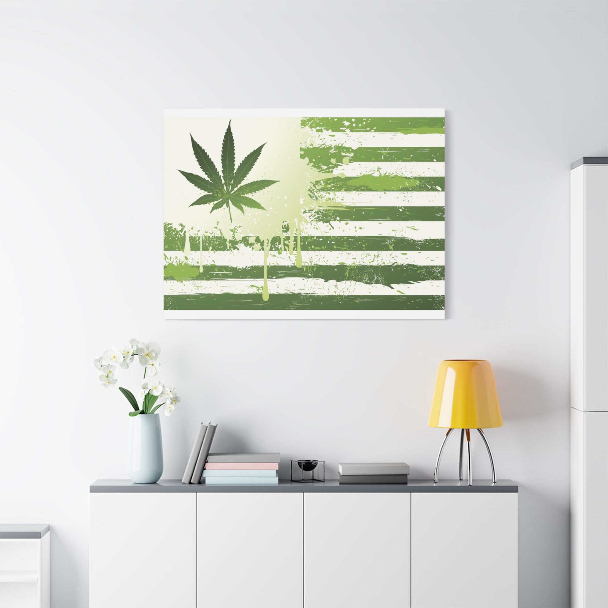 canvas-print-marijuana-republic-weed-mary-jane-funny-home-decor-wall-art-stretched-matte-wall-hanging-decorative-weed-art-mar