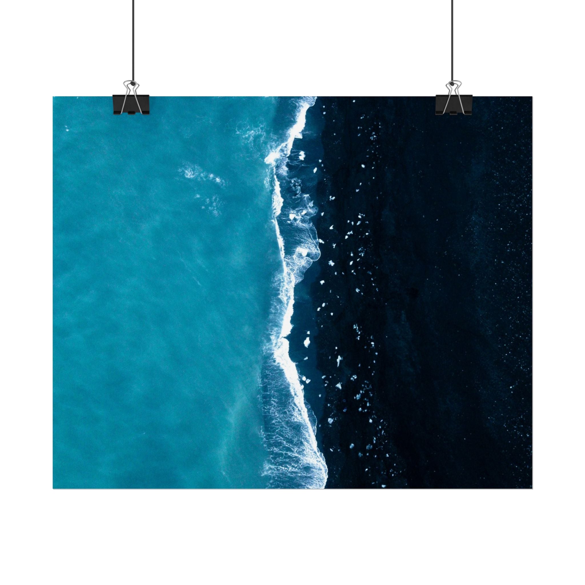ocean-minimalist-decor-poster-print-beach-wall-art-coastal-photography-blue-ocean-print-sand-landscape-home-office-decoration