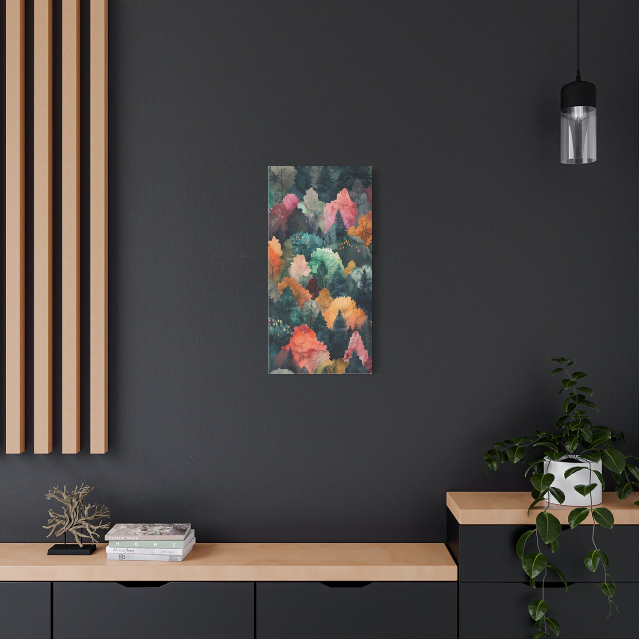 canvas-wall-art-autumn-watercolor-decor-fall-decor-pastel-colors-nature-decor-fall-canvas-wall-art-matte-canvas