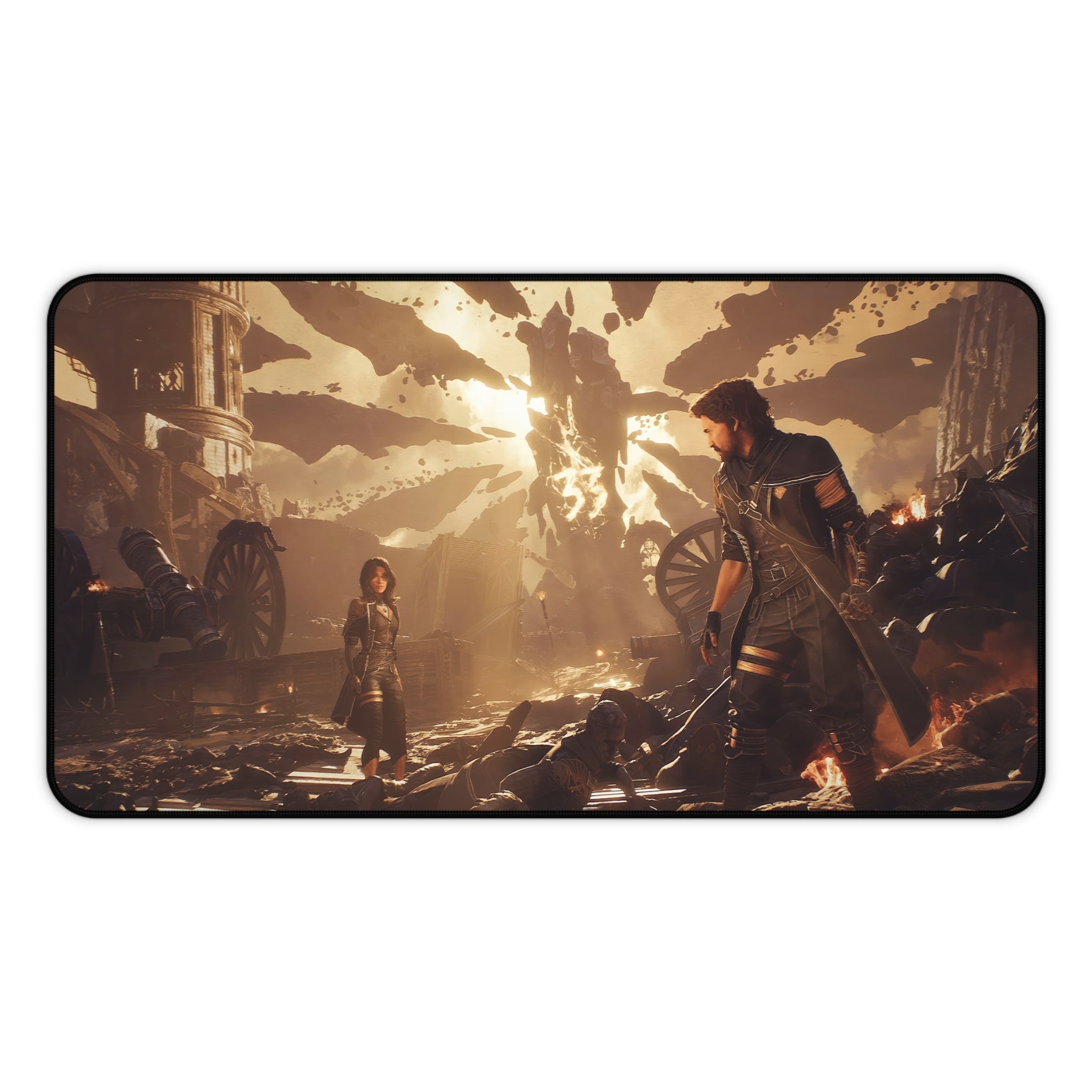 Clair Obscur Expedition 33 Gaming Mouse Pad - XL Desk Mat - Gustave Art - Extended Desk Pad - Fantasy RPG Gamer Setup