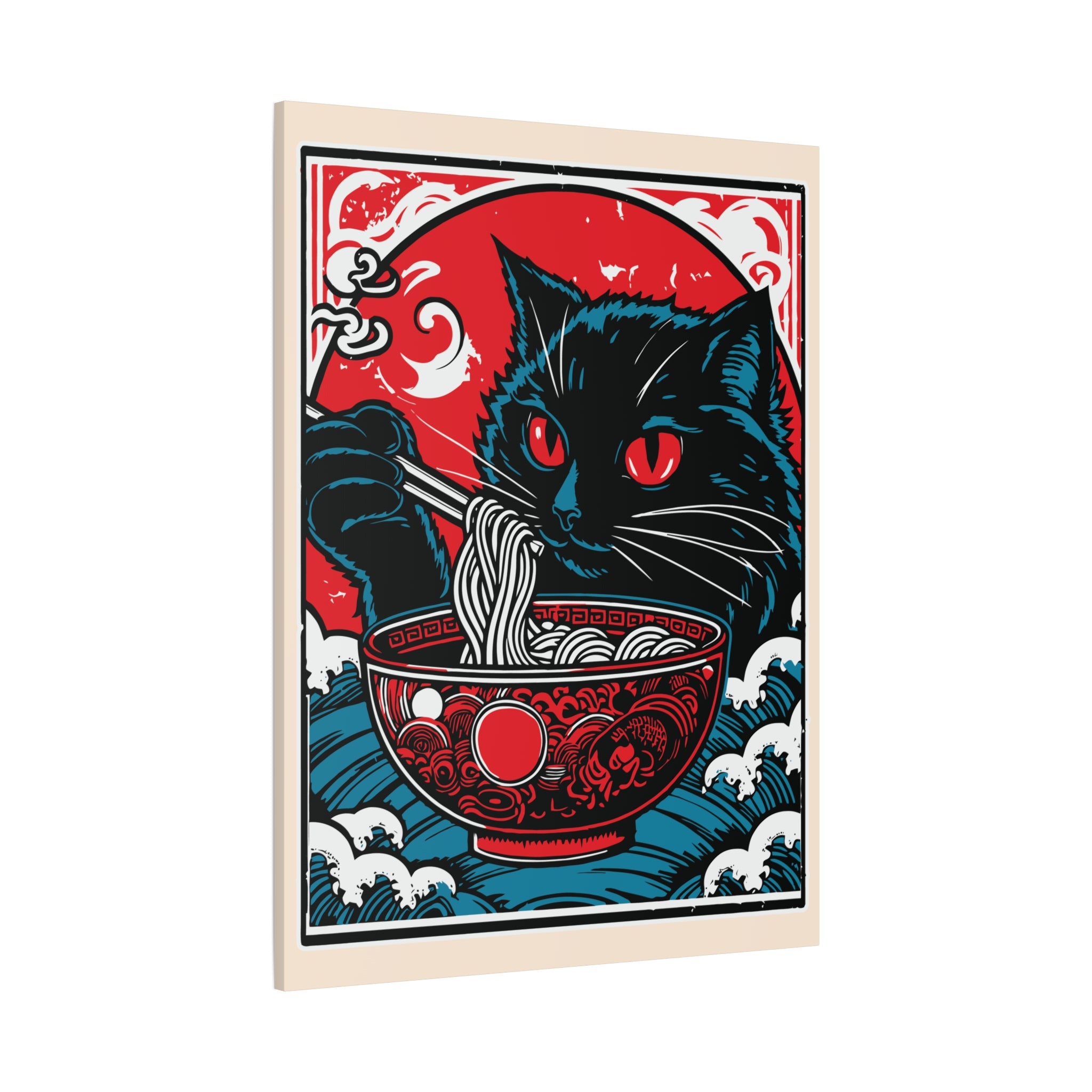 canvas-print-cat-eating-ramen-noodle-retro-japanese-decor-wall-art-living-room-decoration-matte-stretched-home-decor-cute