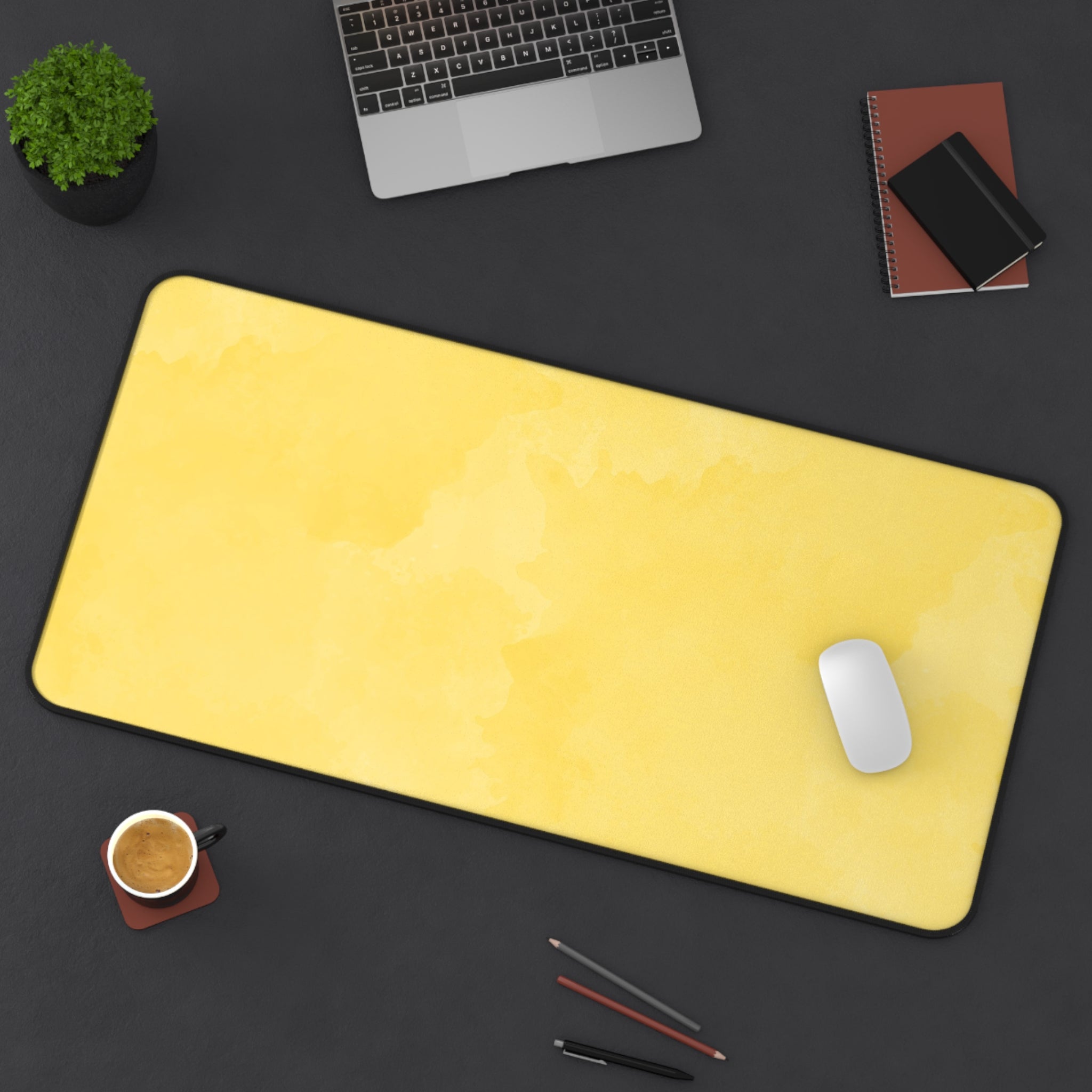 watercolor-yellow-desk-mat-gaming-mousepad-office-desk-accessories-large-desk-blotter-computer-desk-cover-home-essentials