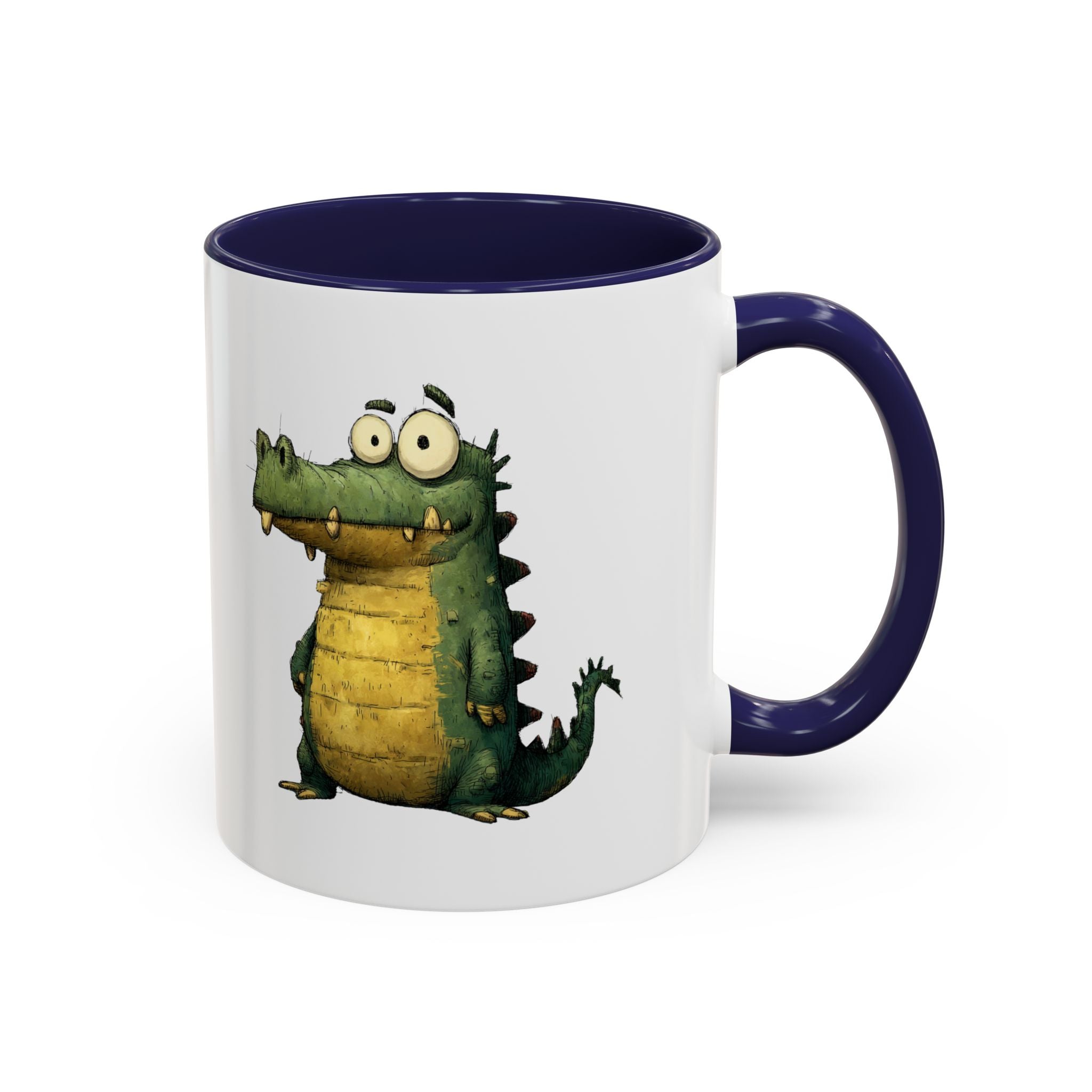 Funny Alligator Accent Coffee Mug | Cute Animal Mug for Nature Lovers, Ideal Gift for Birthdays, Holidays, Home Decor