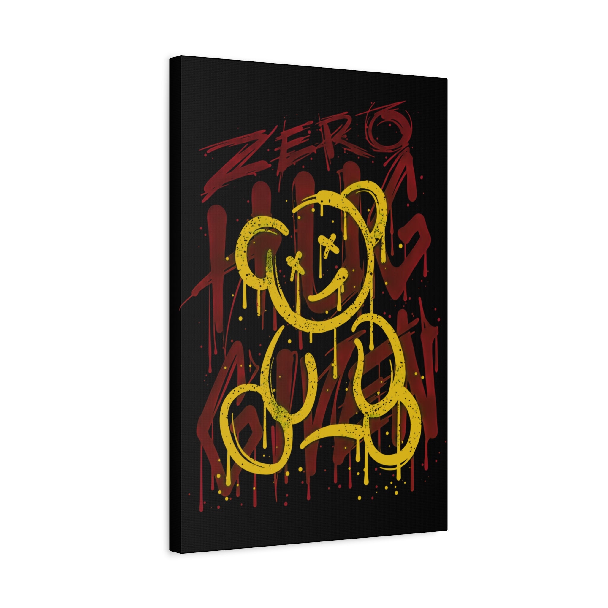 canvas-art-zero-hug-given-teddy-bear-print-graffiti-wall-art-fun-wall-art-moody-wall-art-canvas-print-canvas-wall-decor
