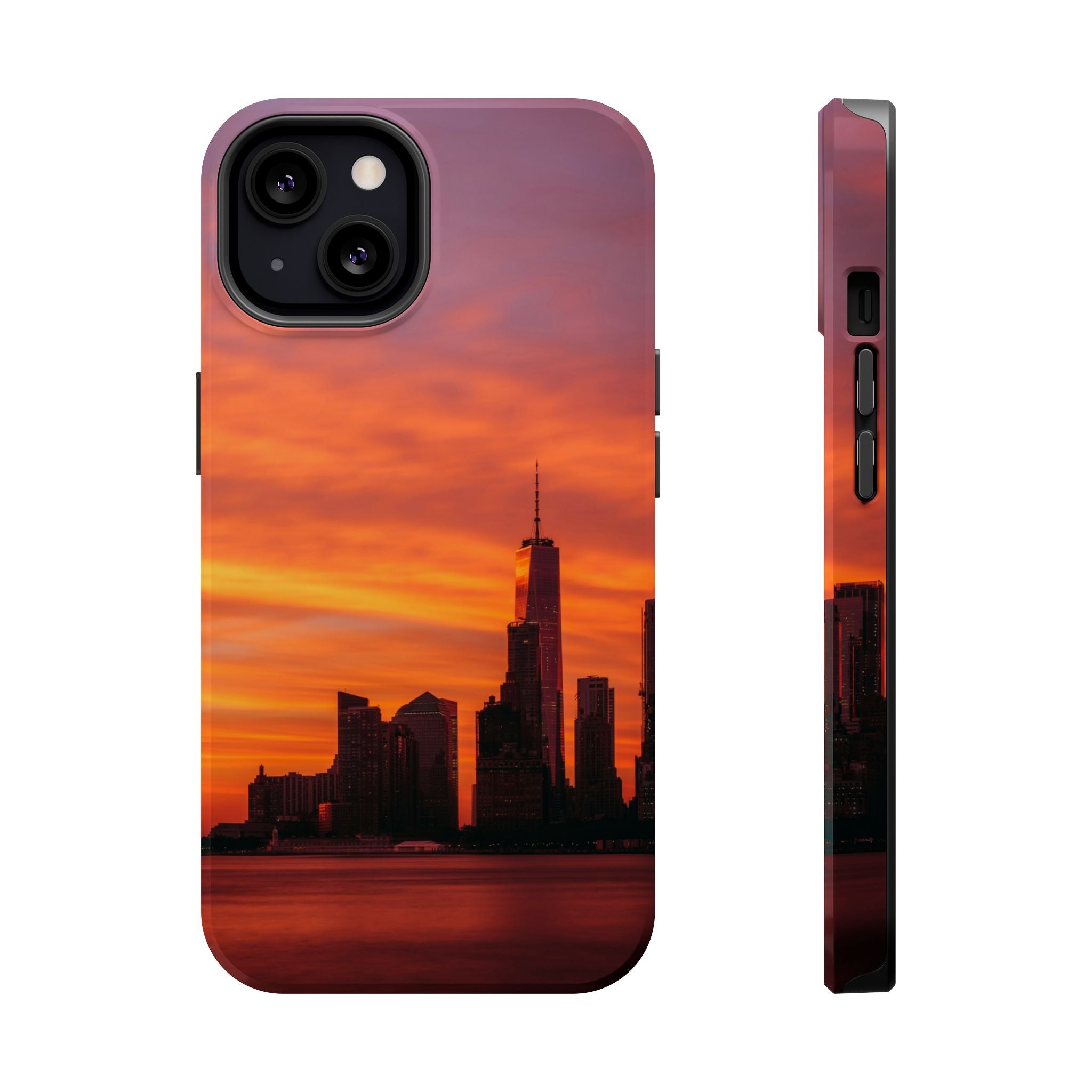 sunset-nyc-cityscape-magnetic-tough-case-durable-phone-protector-new-york-tough-case-gift-for-photographers-urban-aesthetic