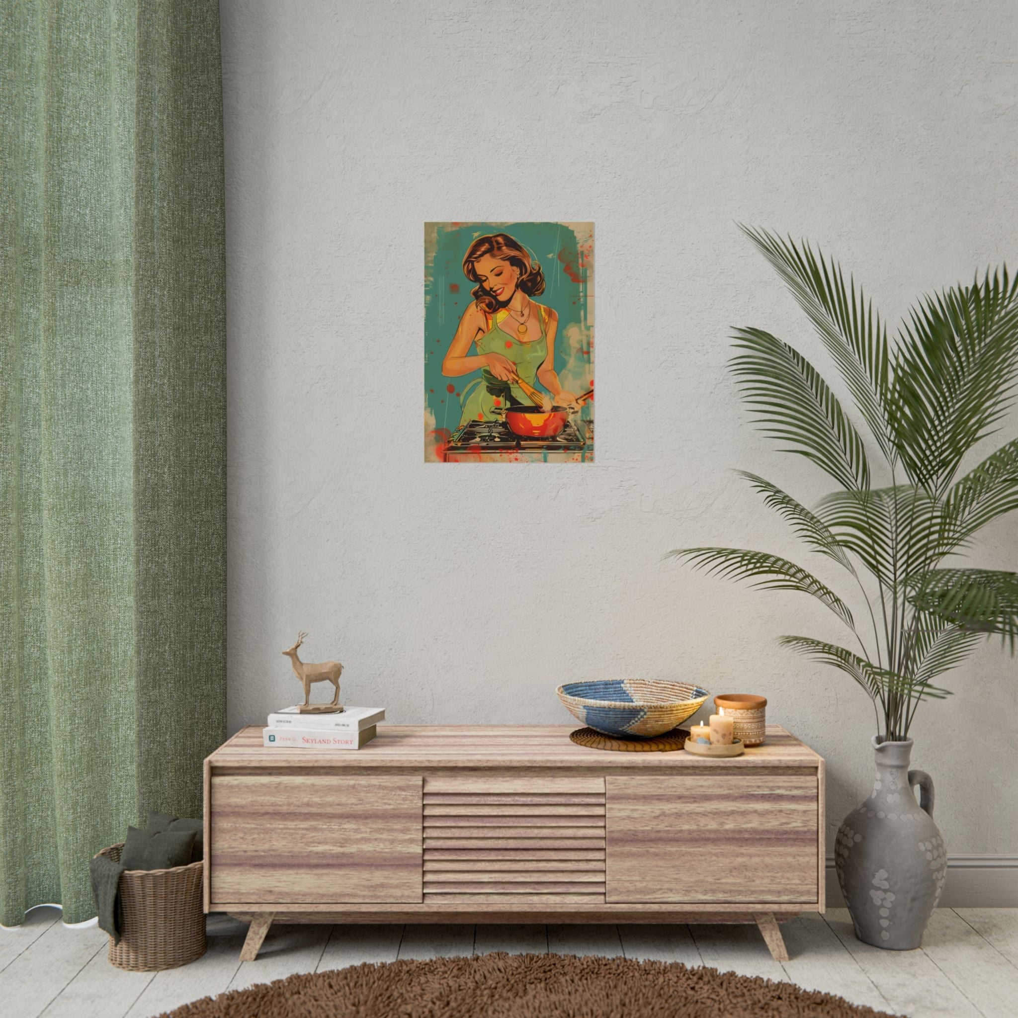 vintage-pin-up-girl-poster-print-vintage-Poster-wall-art-housewife-retro-pinup-poster-pin-up-illustration-home-decor-wall-han