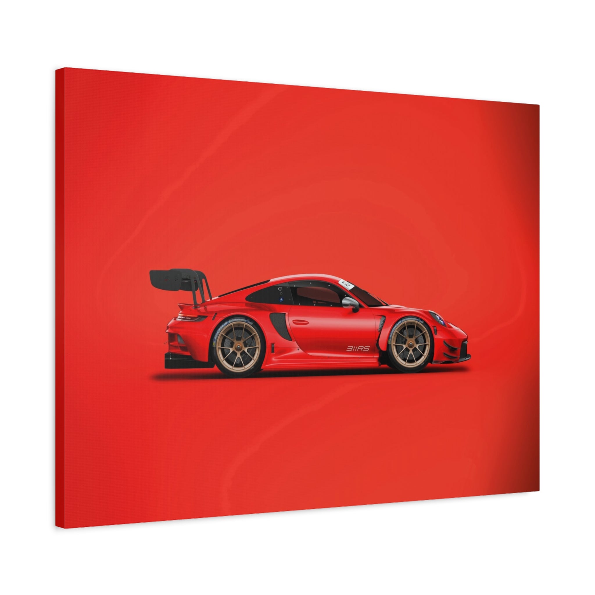 canvas-print-wall-art-porsche-911-red-gt3r-red-supercar-poster-matte-canvas-decor-stretched-large-canvas-wall-art-hypercars-1