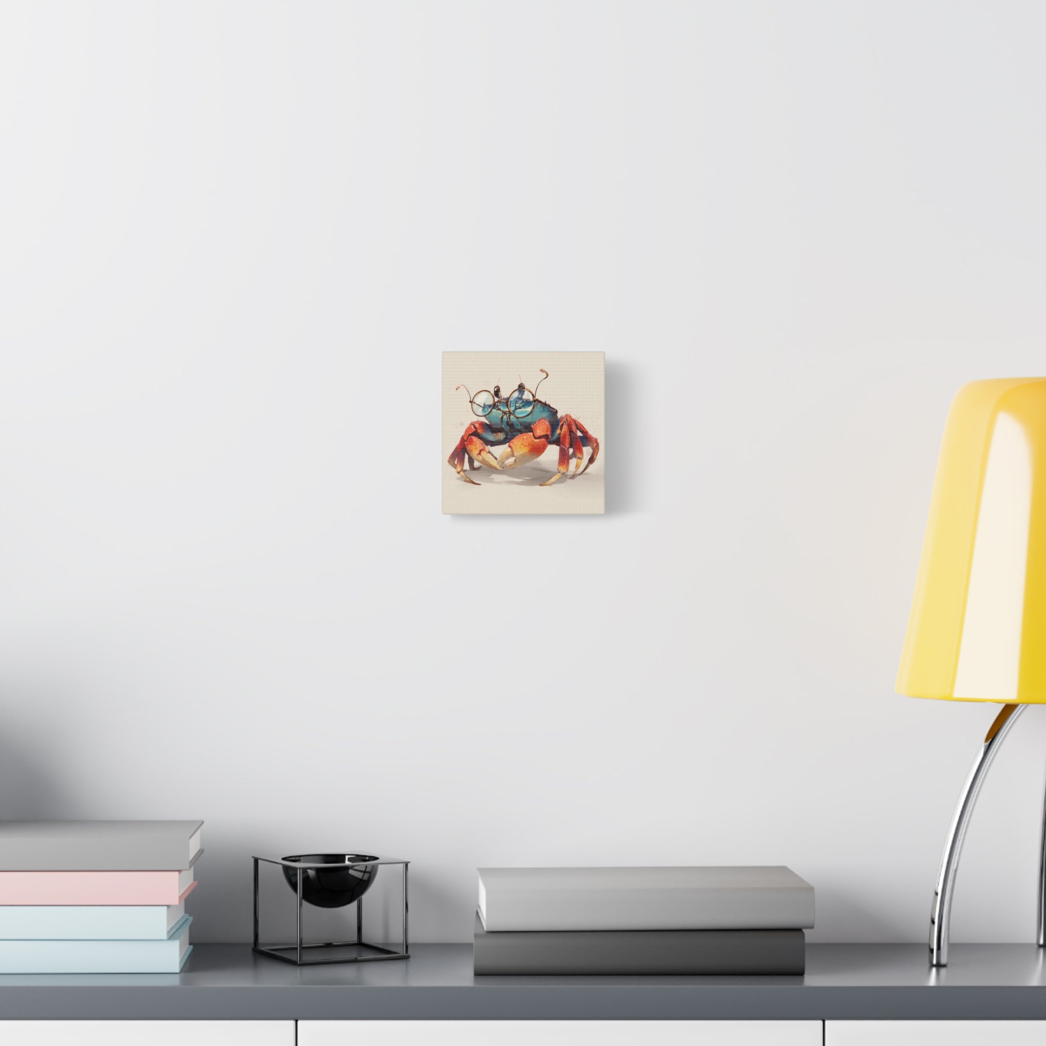 whimsical-geek-crab-art-canvas-quirky-home-decor-for-beach-lovers-canvas-wall-art