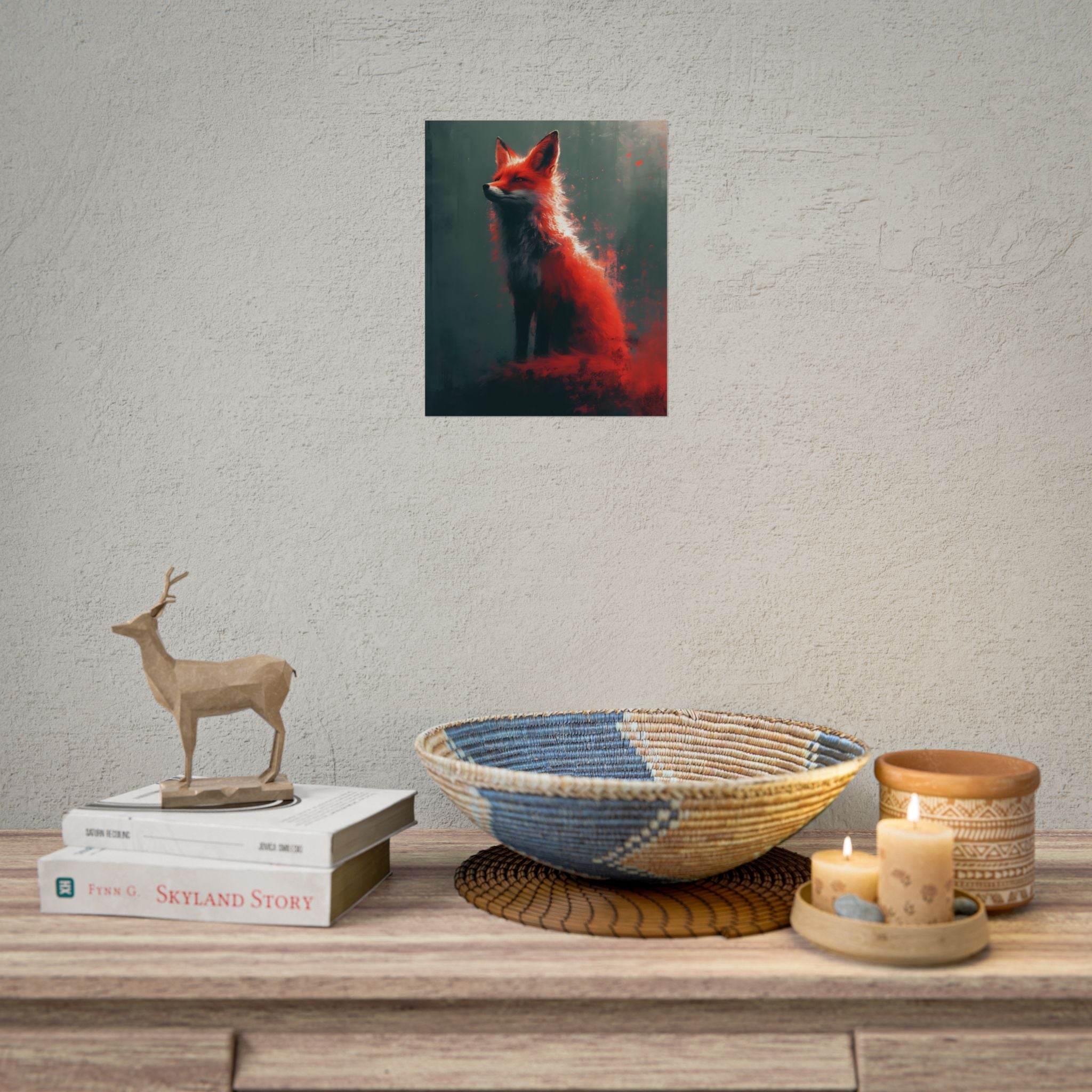 red-fox-fantasy-decor-poster-print-wildlife-wall-art-home-decor-animal-lover-gift-nature-print-fantasy-art-decor