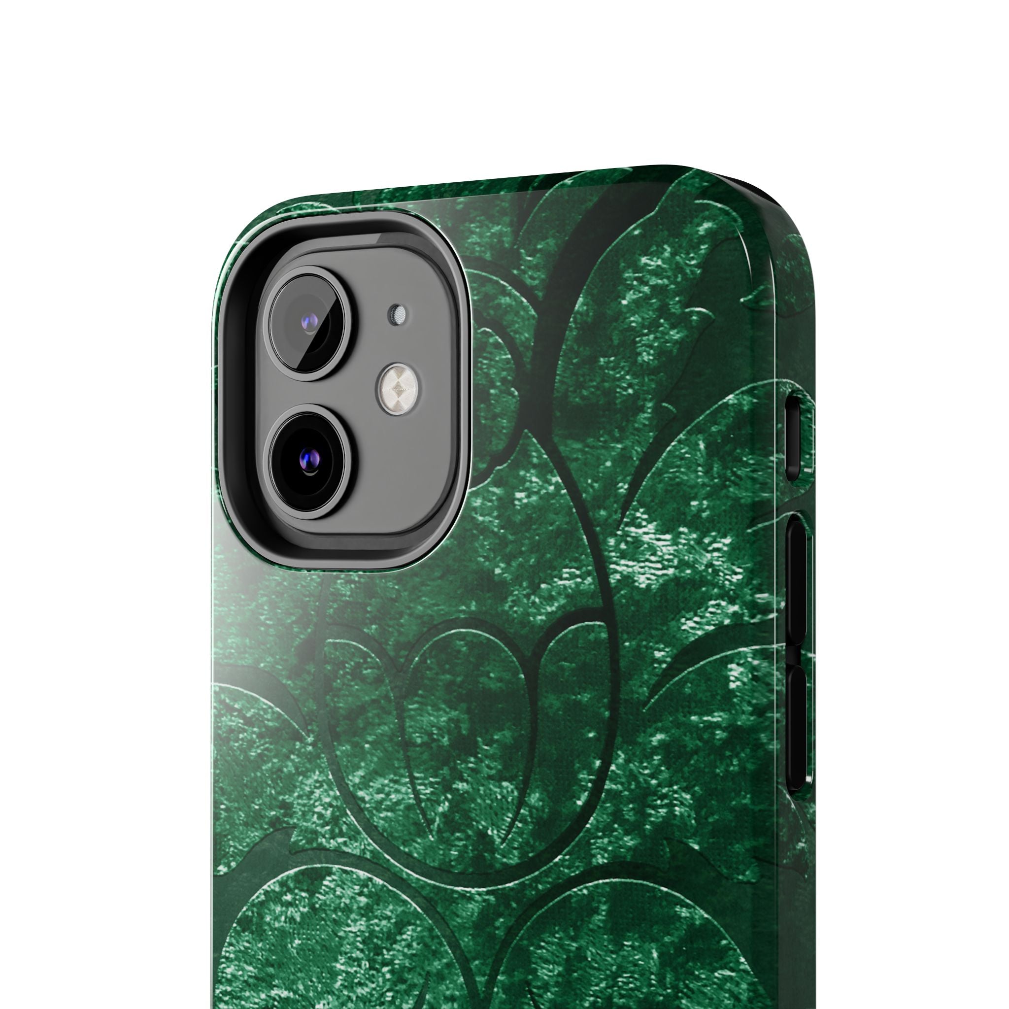 embossed-emerald-velvet-tough-iphone-case-protective-iphone-cover-heavy-duty-iphone-case-rugged-phone-case-durable-smartphone