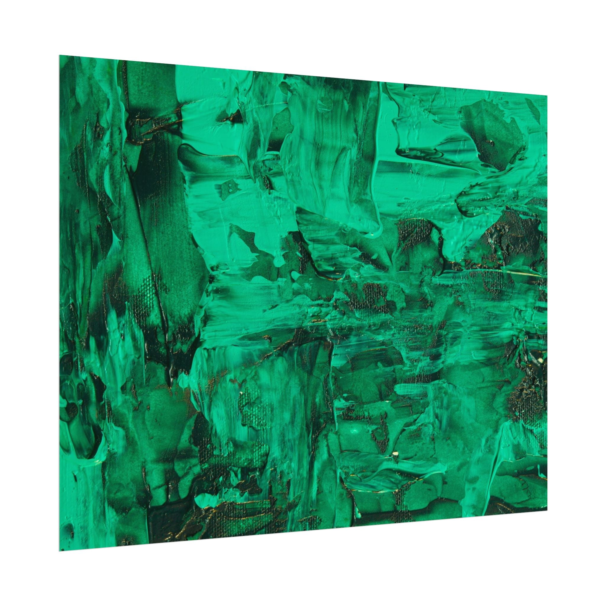 Abstract Green Poster Wall Art, Home Decor, Office Decor, Green Canvas Bedroom, Green Poster Print, Modern Art, Green Wall Decor