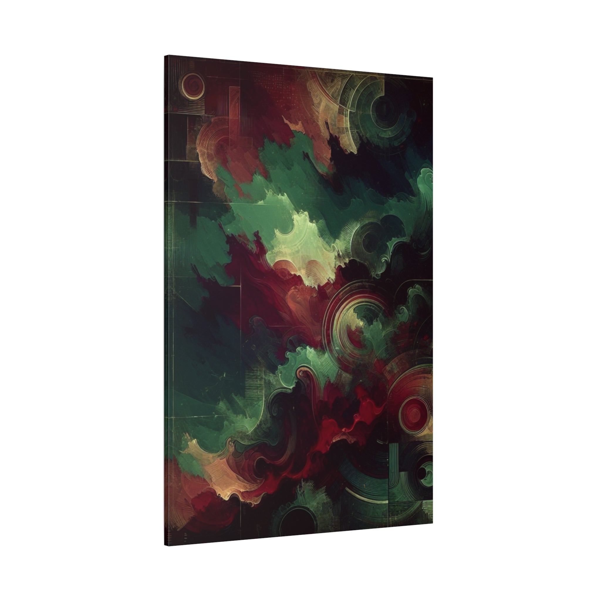 canvas-print-abstract-green-and-burgundy-wall-art-living-room-decor-gallery-wrap-canvas-abstract-wall-decor-colorful-art-home