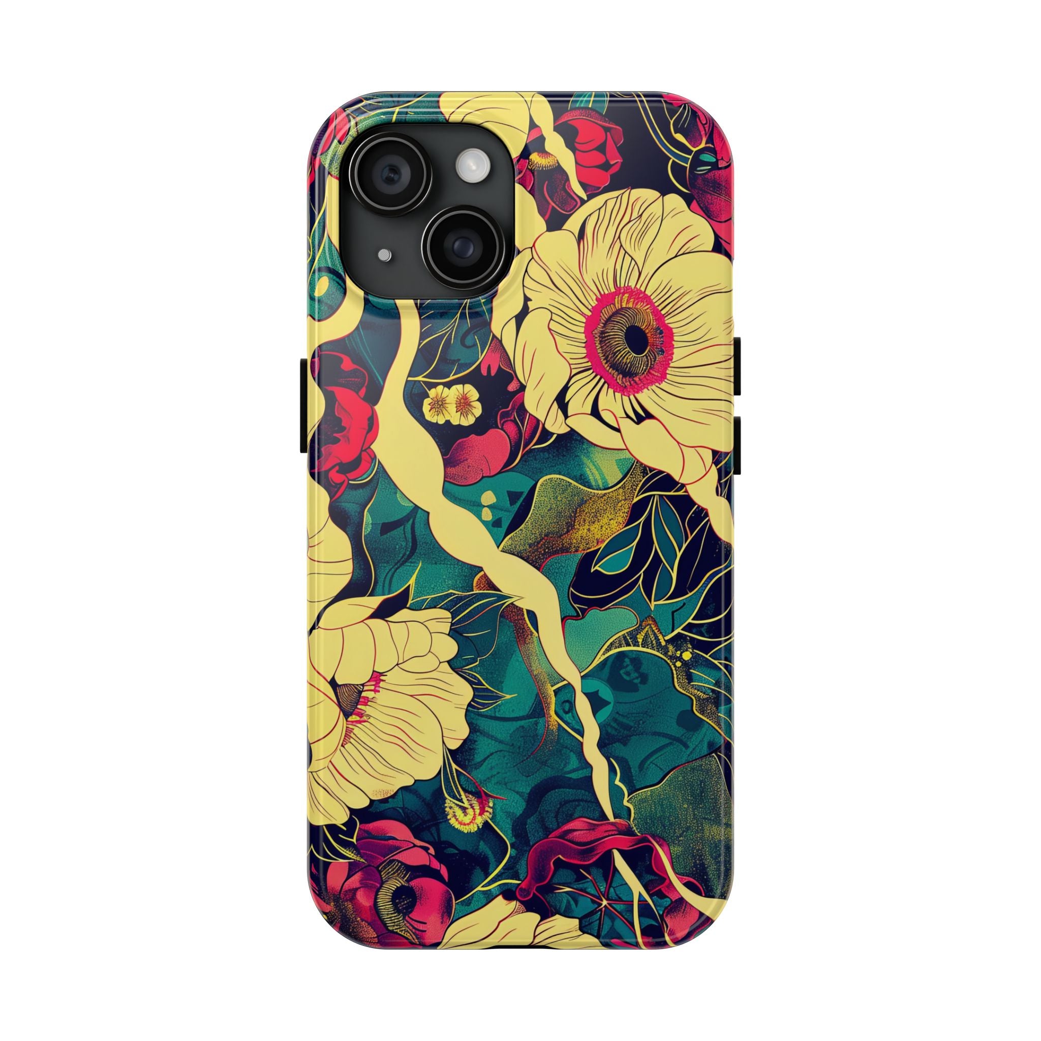 iphone-tough-case-retro-japanese-flowers-floral-phone-cover-vintage-japanese-style-protective-phone-case-asian-floral-design-