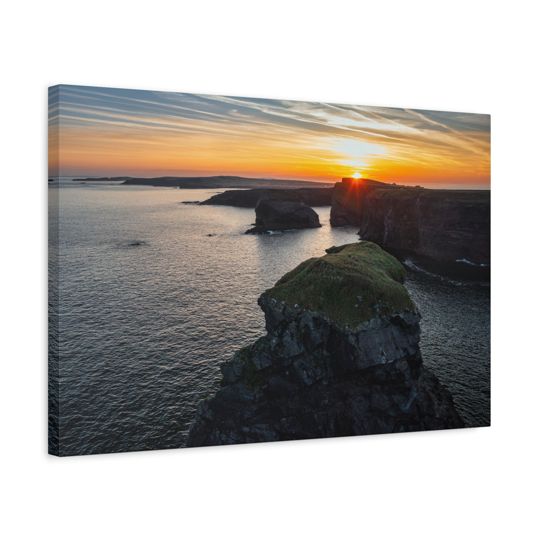 canvas-print-irish-landscape-wall-art-ocean-cliff-decor-stretched-matte-canvas-landscape-large-print-sunset-decor