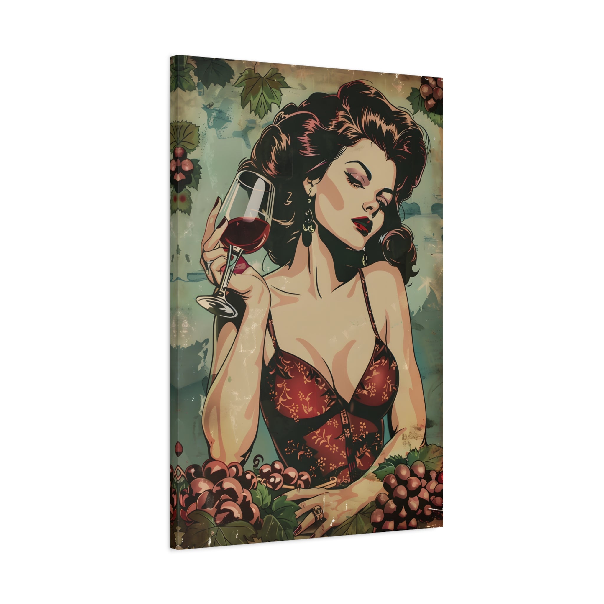vintage-pin-up-girl-canvas-print-vine-canvas-wall-art-retro-pinup-poster-pin-up-illustration-home-decor-wall-hanging-vintage-