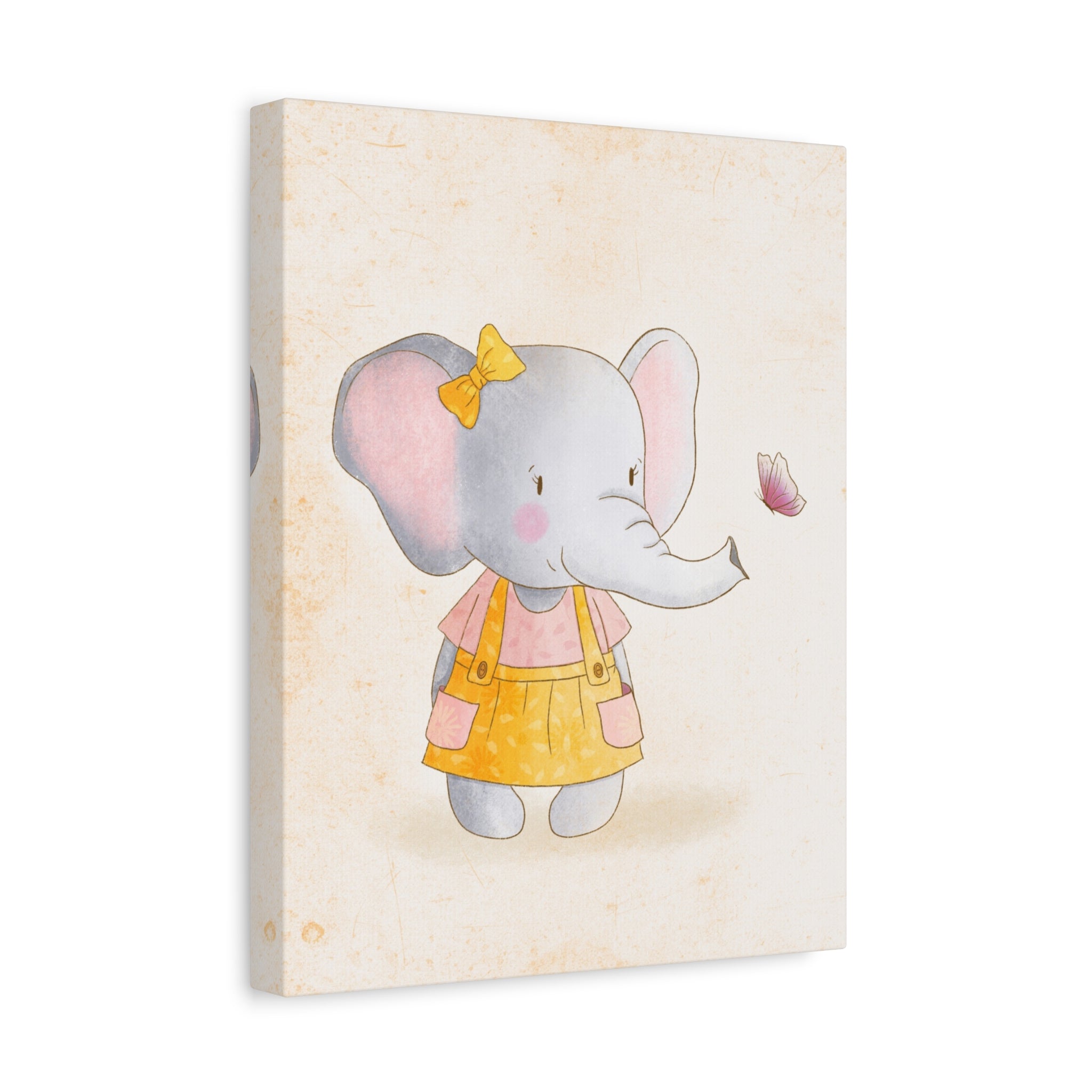 canvas-wall-art-cute-elephant-nursery-decor-baby-elephant-print-nursery-art-cute-elephant-decoration-baby-nursery-cute-animal