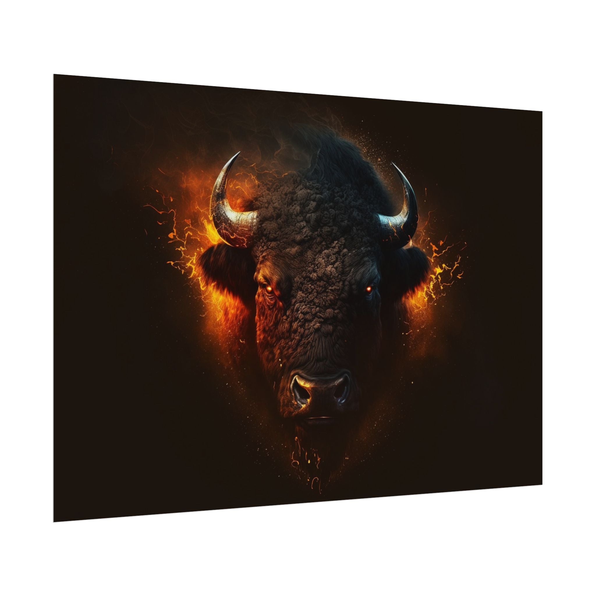 bison-art-poster-wall-decor-buffalo-gift-wildlife-home-decoration-western-bison-wall-art-nature-lover-gift-farm-house-wall-de