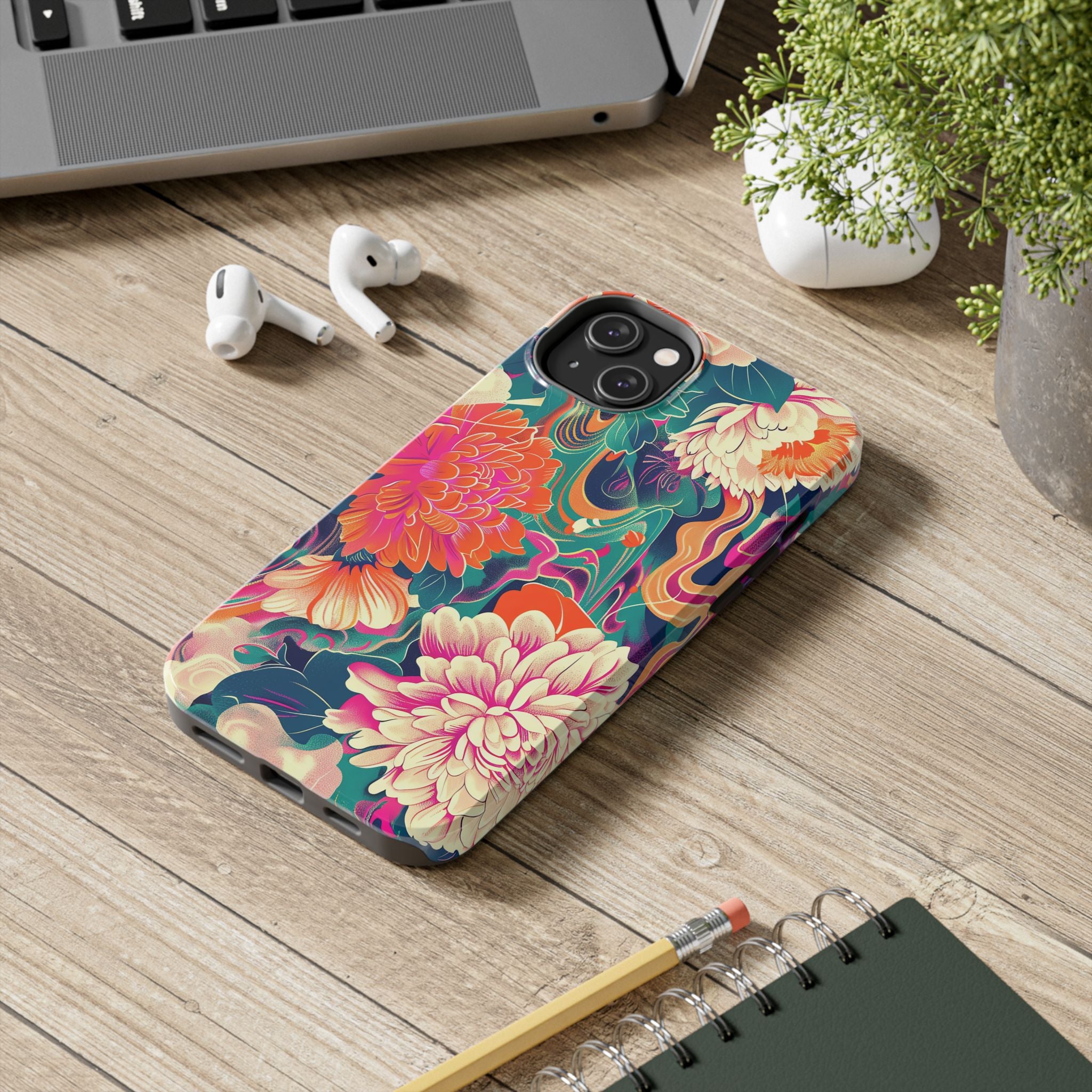 iphone-tough-case-retro-japanese-flowers-floral-phone-cover-vintage-japanese-style-protective-phone-case-asian-floral-design-