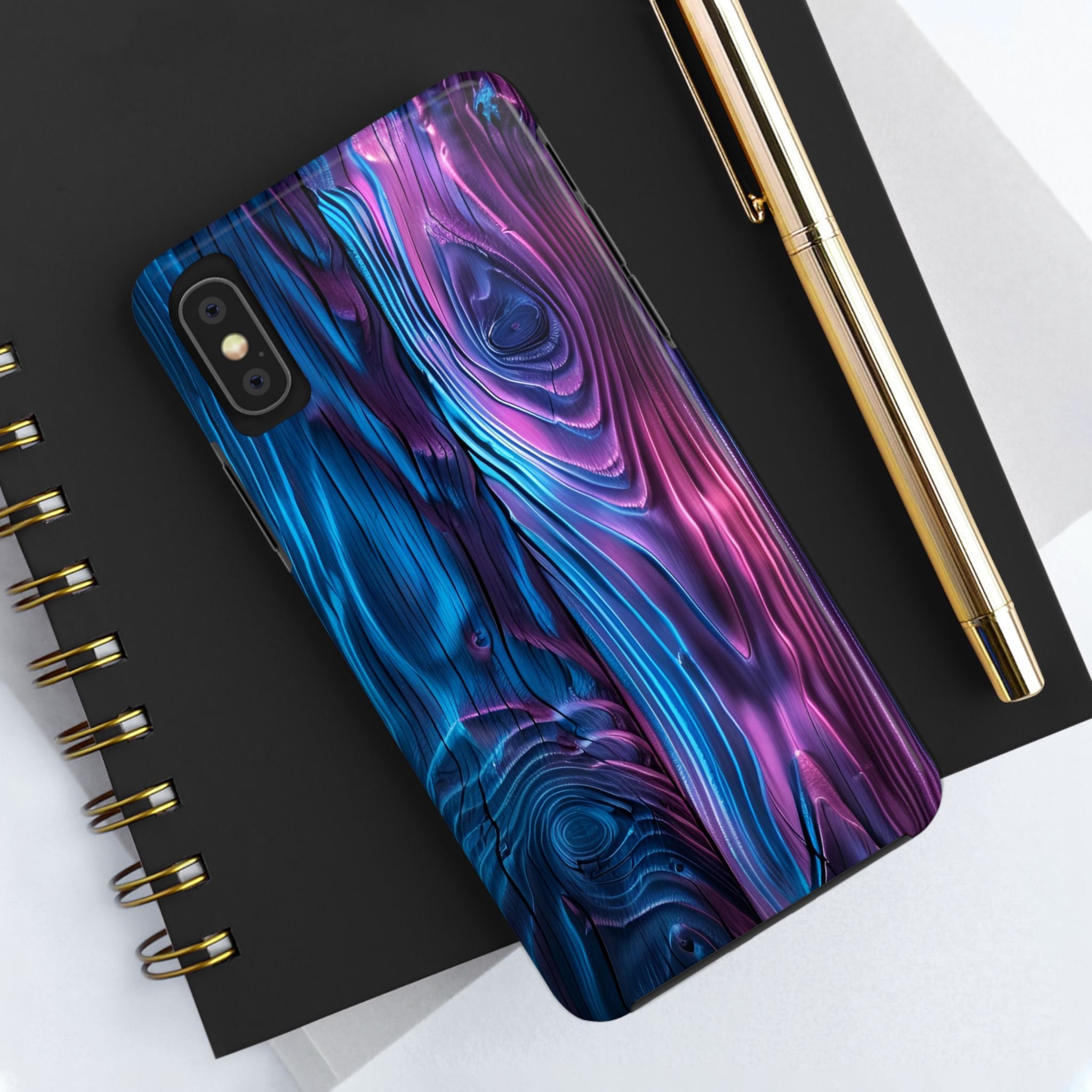 disco-neon-tough-iphone-cases-wood-grain-texture-iphone-case-cover-protective-iphone-shell-unique-iphone-accessories-iphone-1