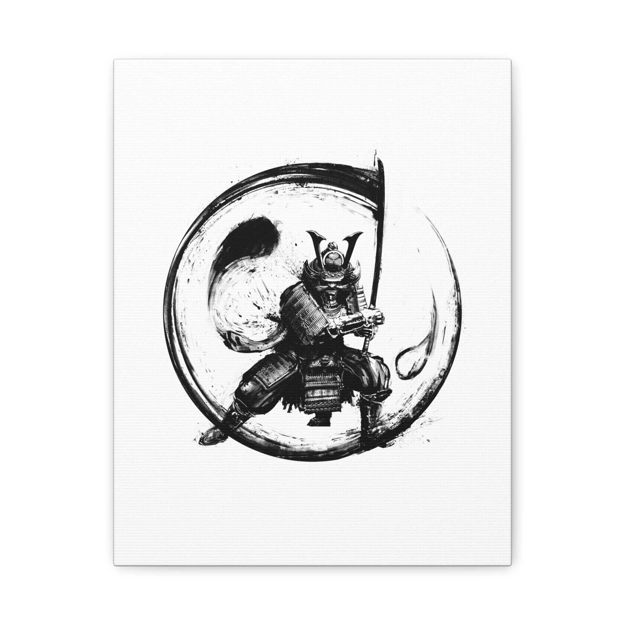 canvas-wall-art-japanese-samurai-ying-yang-katana-oni-mask-black-and-white-home-decor-zen-wall-hanging-asian-art-samurai-swor