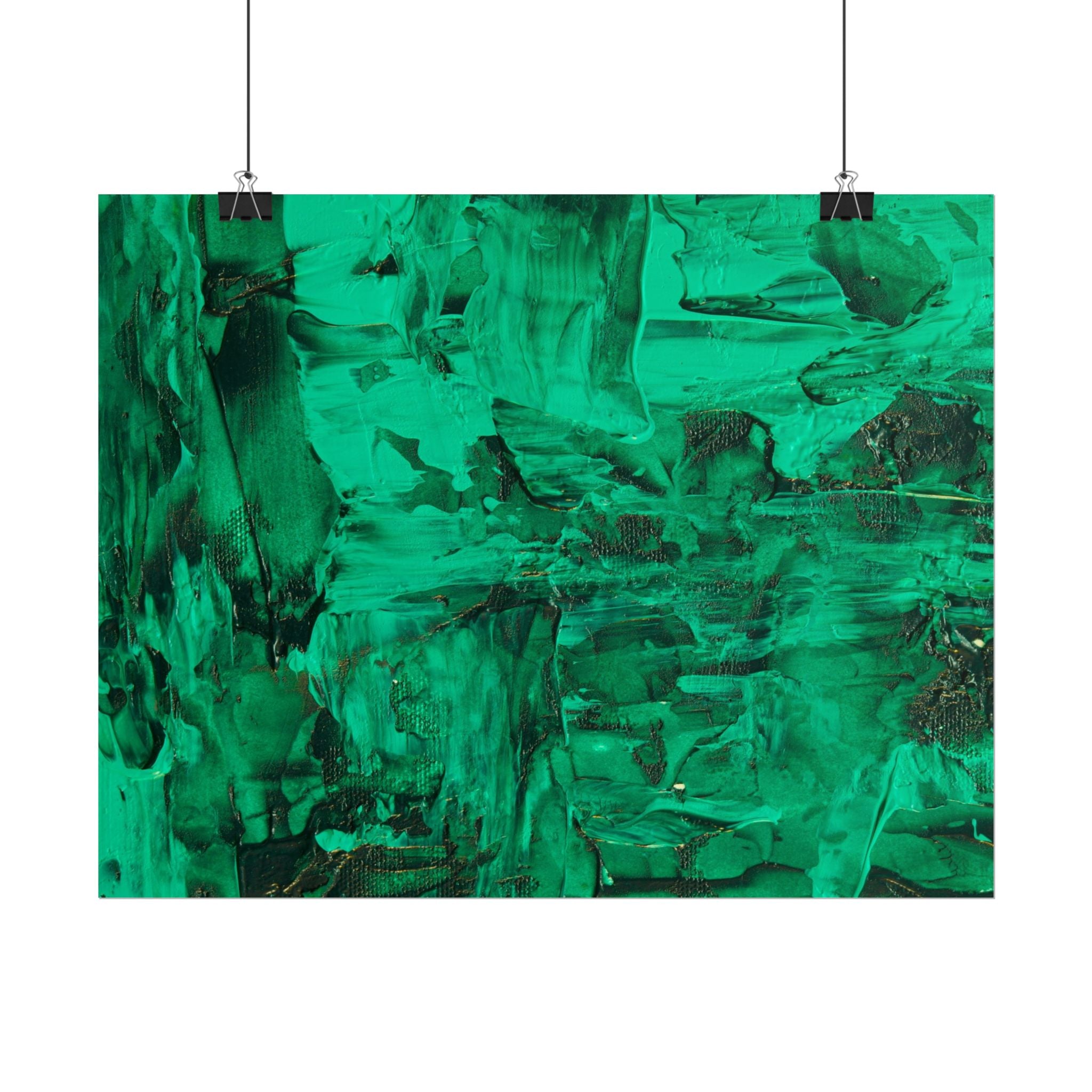 Abstract Green Poster Wall Art, Home Decor, Office Decor, Green Canvas Bedroom, Green Poster Print, Modern Art, Green Wall Decor